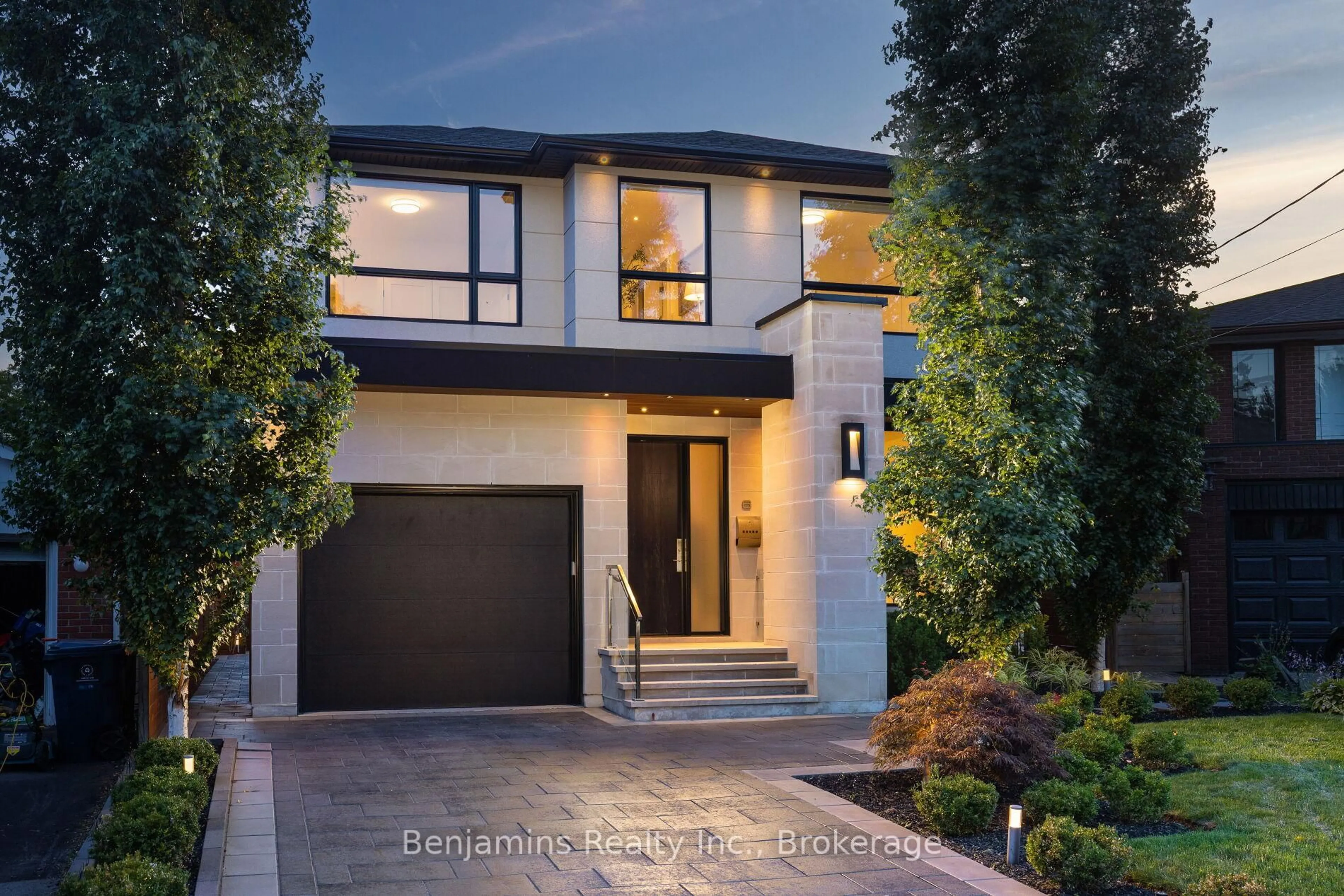 Home with brick exterior material, street for 6 Ashall Blvd, Toronto Ontario M4B 3C1