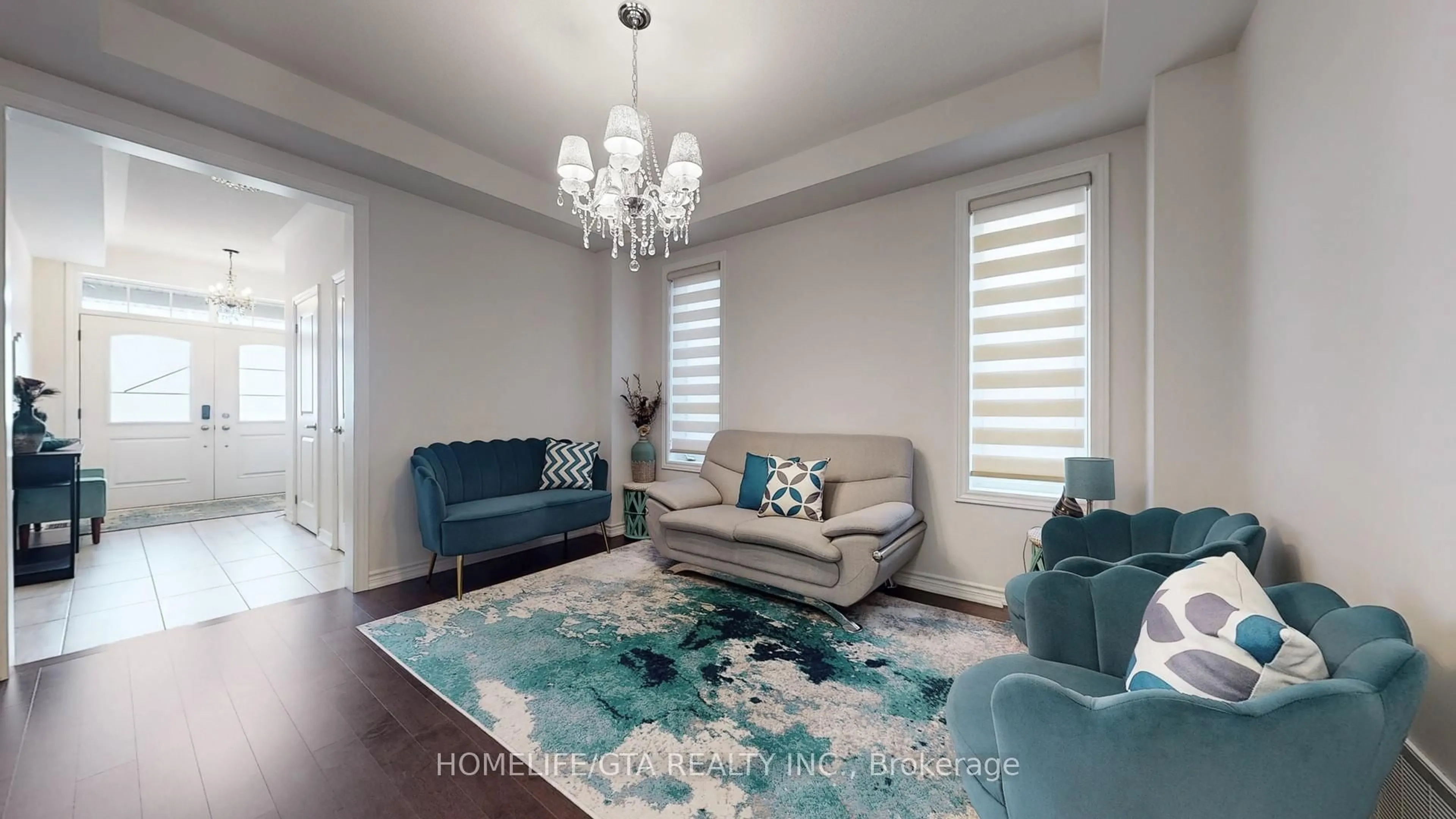 Living room with furniture, unknown for 83 Marcel Brunelle Dr, Whitby Ontario L1P 0G9
