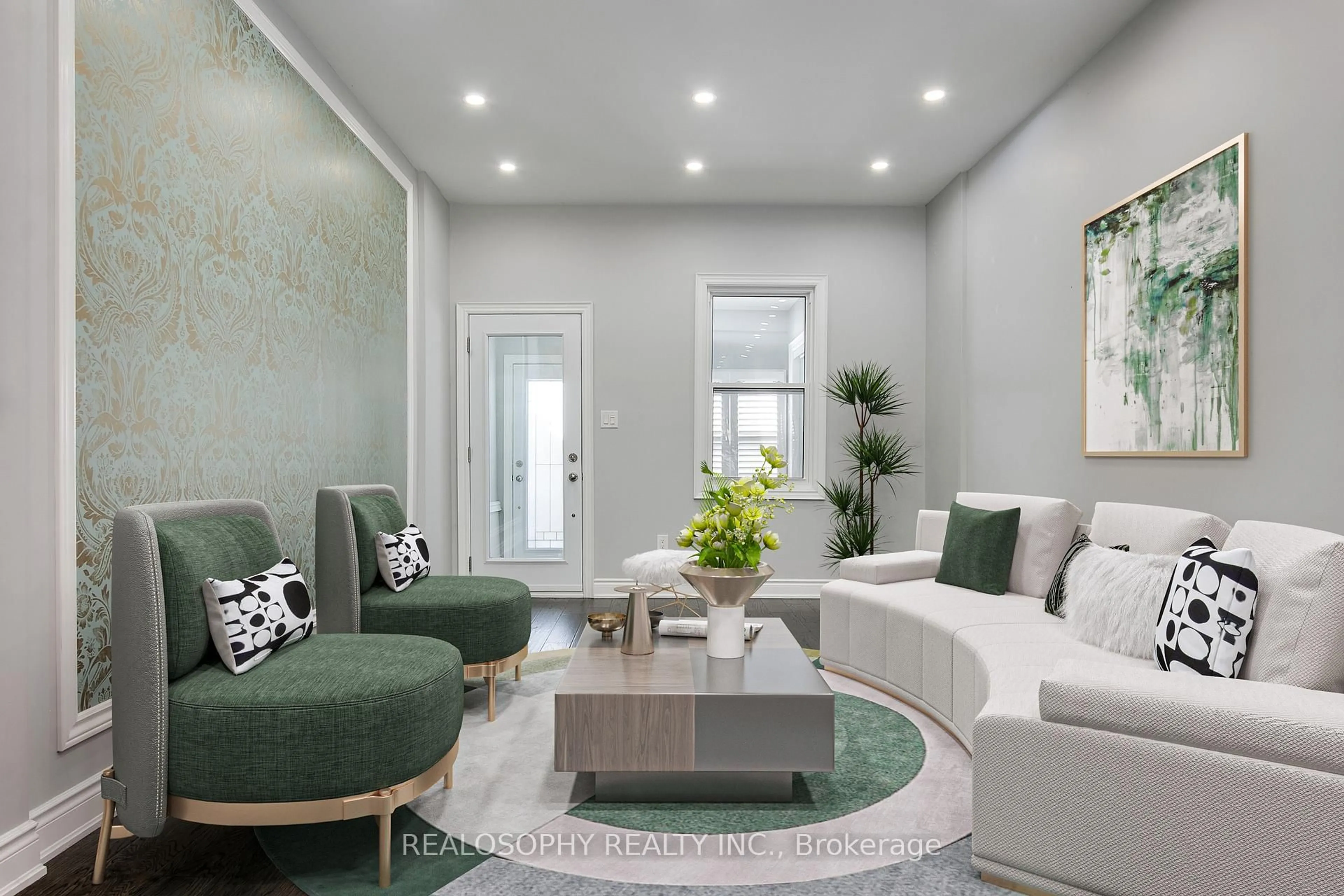 Living room with furniture, unknown for 584 Eastern Ave, Toronto Ontario M4M 1E1