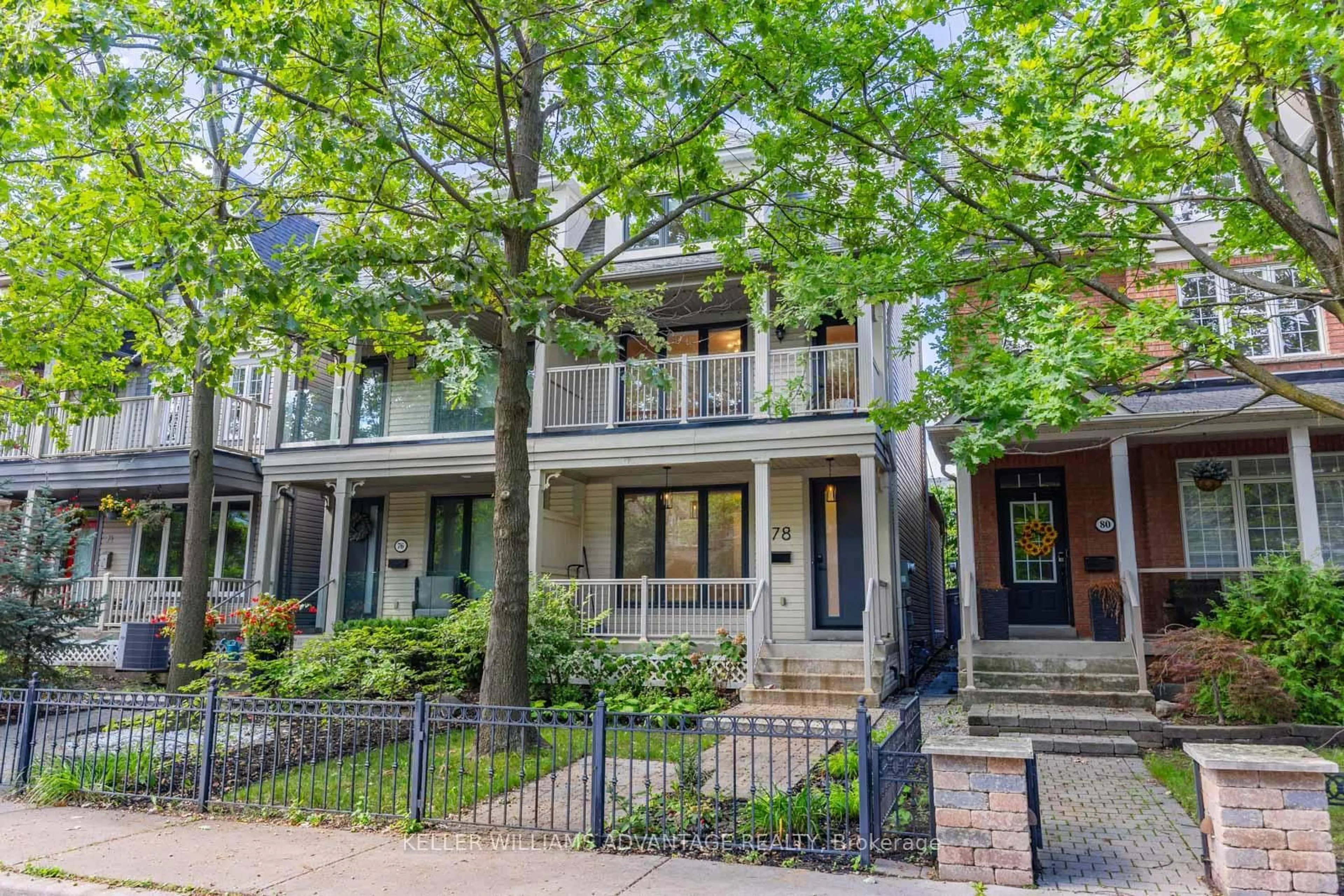 Home with brick exterior material, street for 78 Winners Circ, Toronto Ontario M4L 3Z7