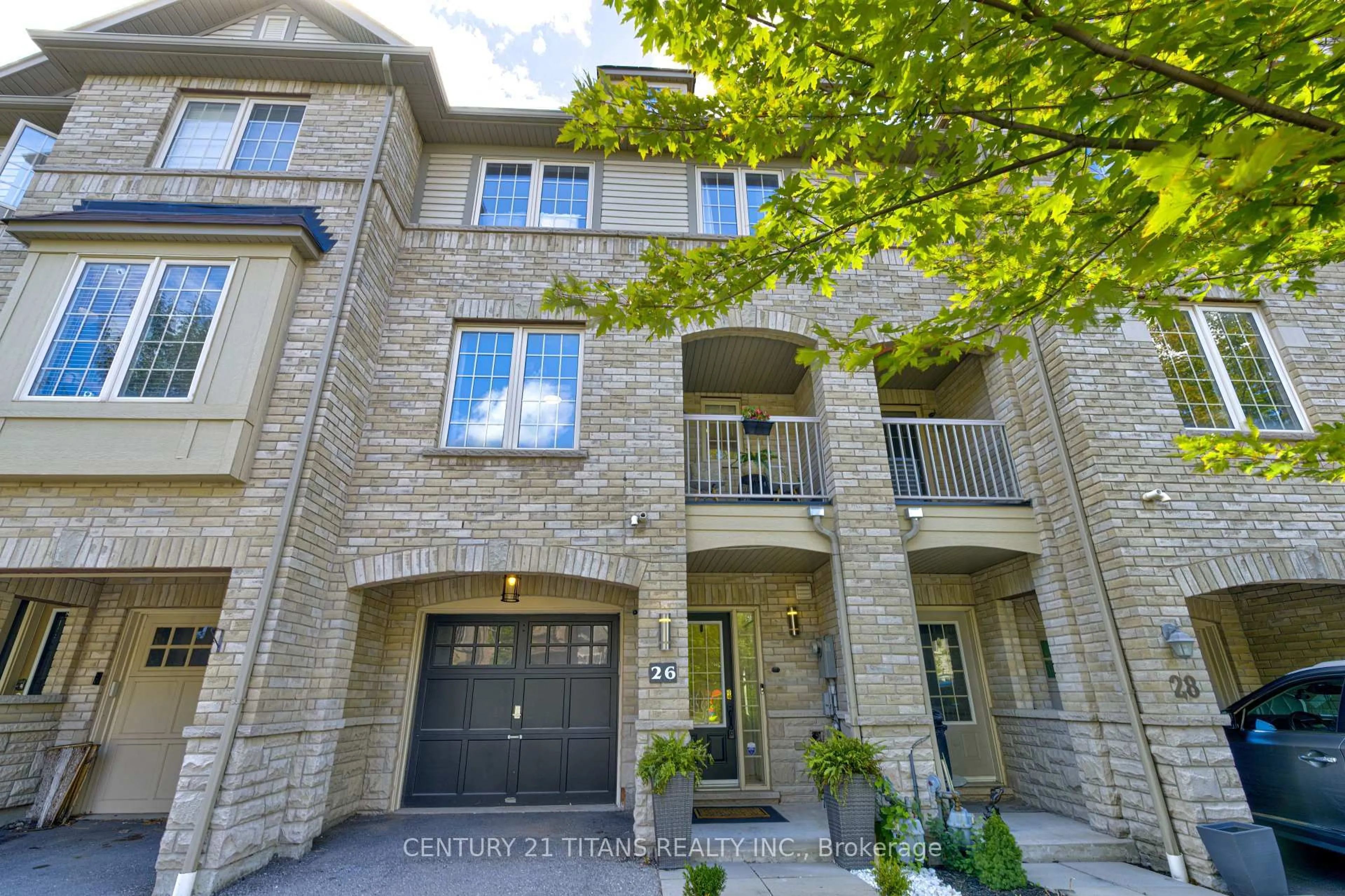 Home with brick exterior material, street for 26 Pendrill Way, Ajax Ontario L1Z 0K9