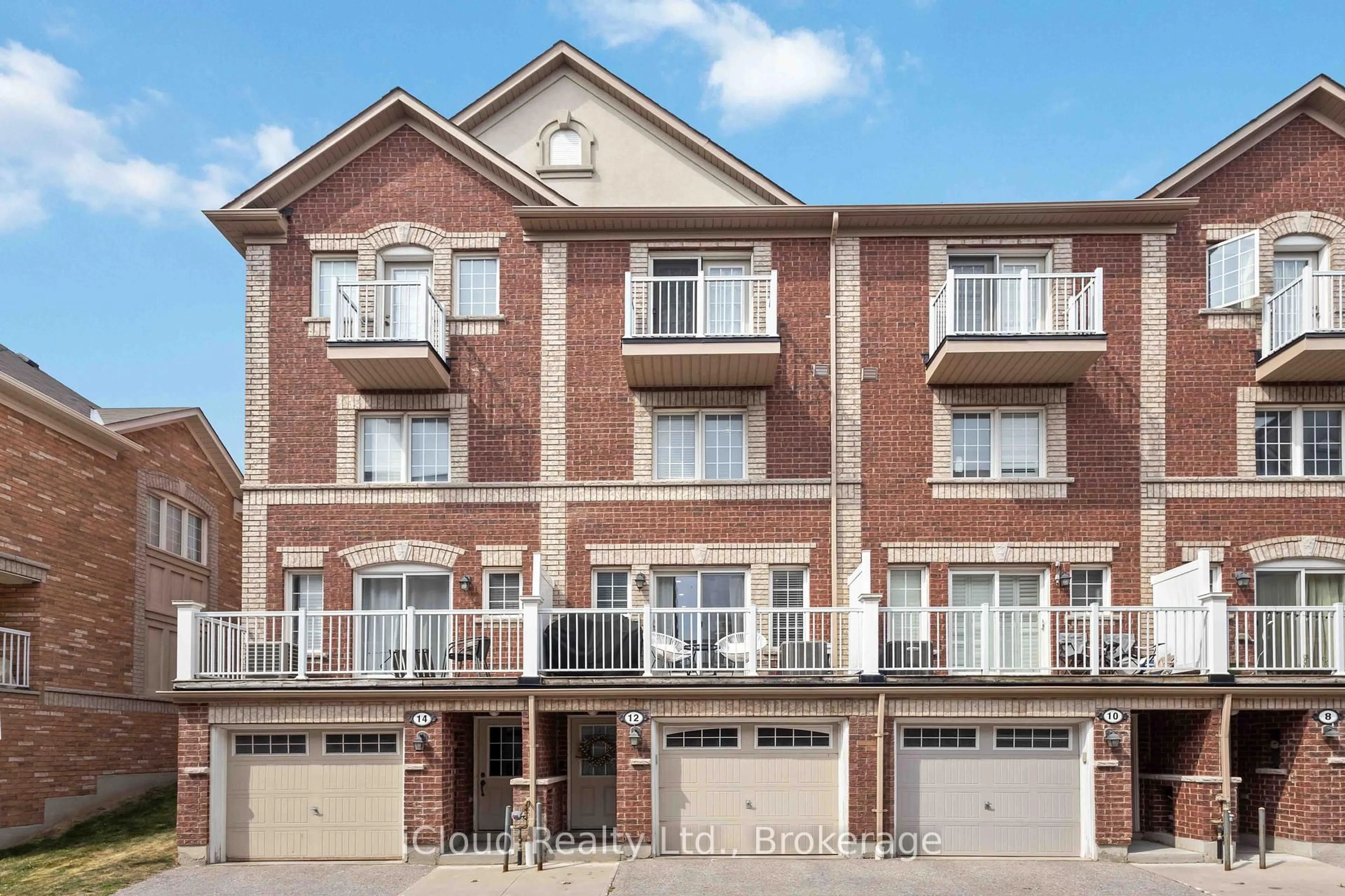 Home with brick exterior material, street for 12 Cooperage Lane, Ajax Ontario L1S 5C3