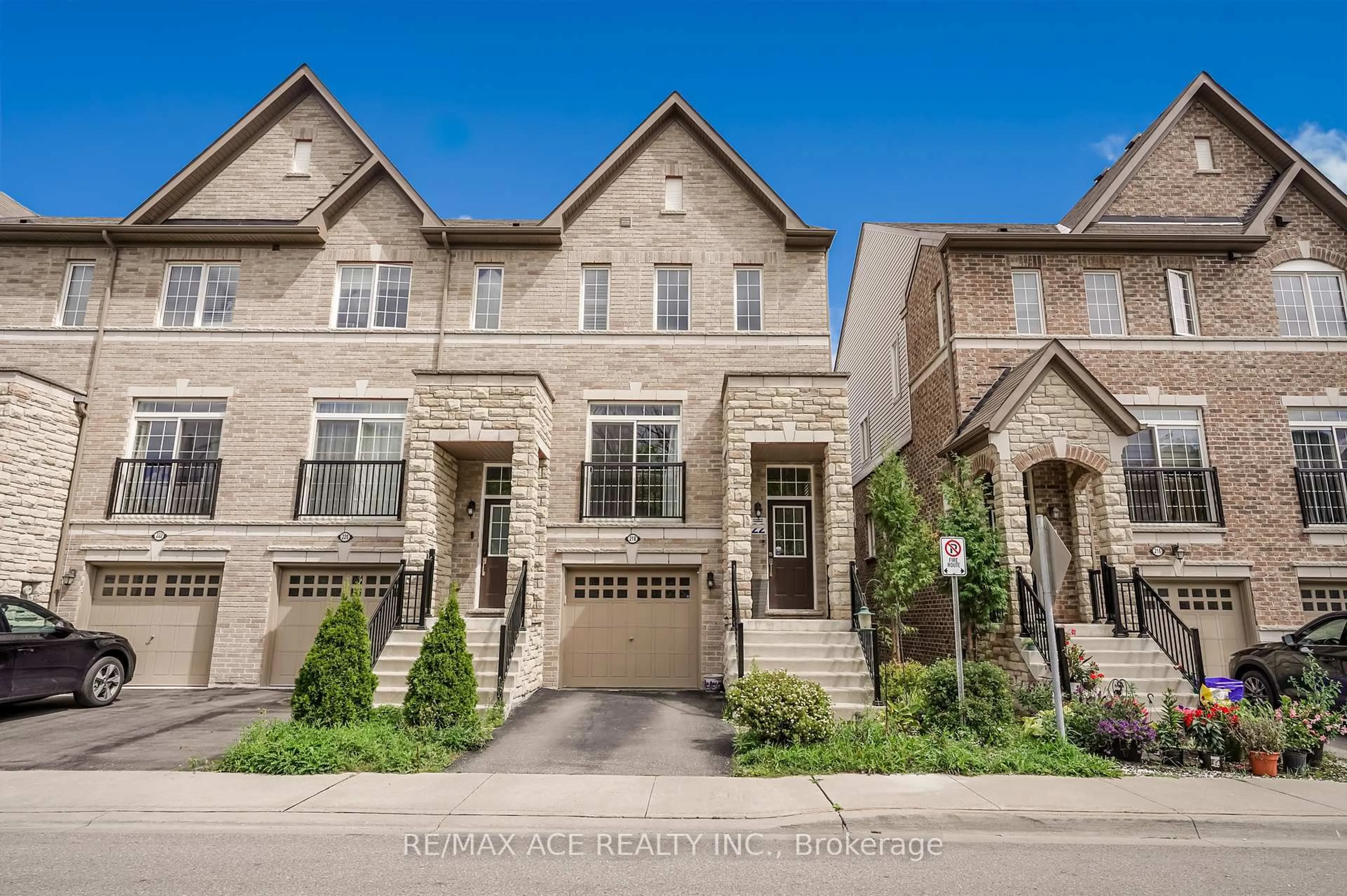 Home with brick exterior material, street for 218 London Lane, Ajax Ontario L1T 0N5
