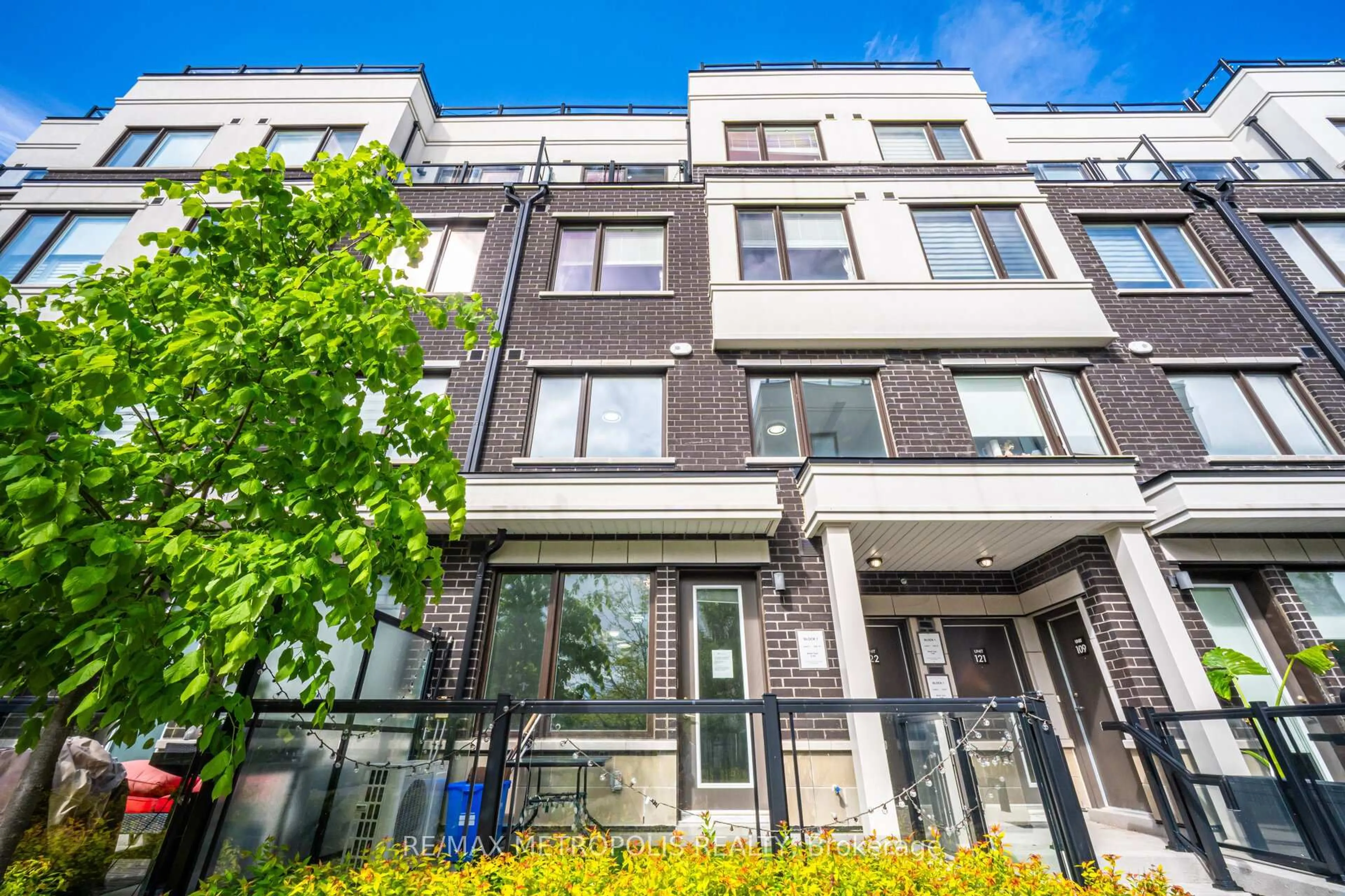 Home with brick exterior material, street for 1711 Pure Springs Blvd #110, Pickering Ontario L1X 0C3
