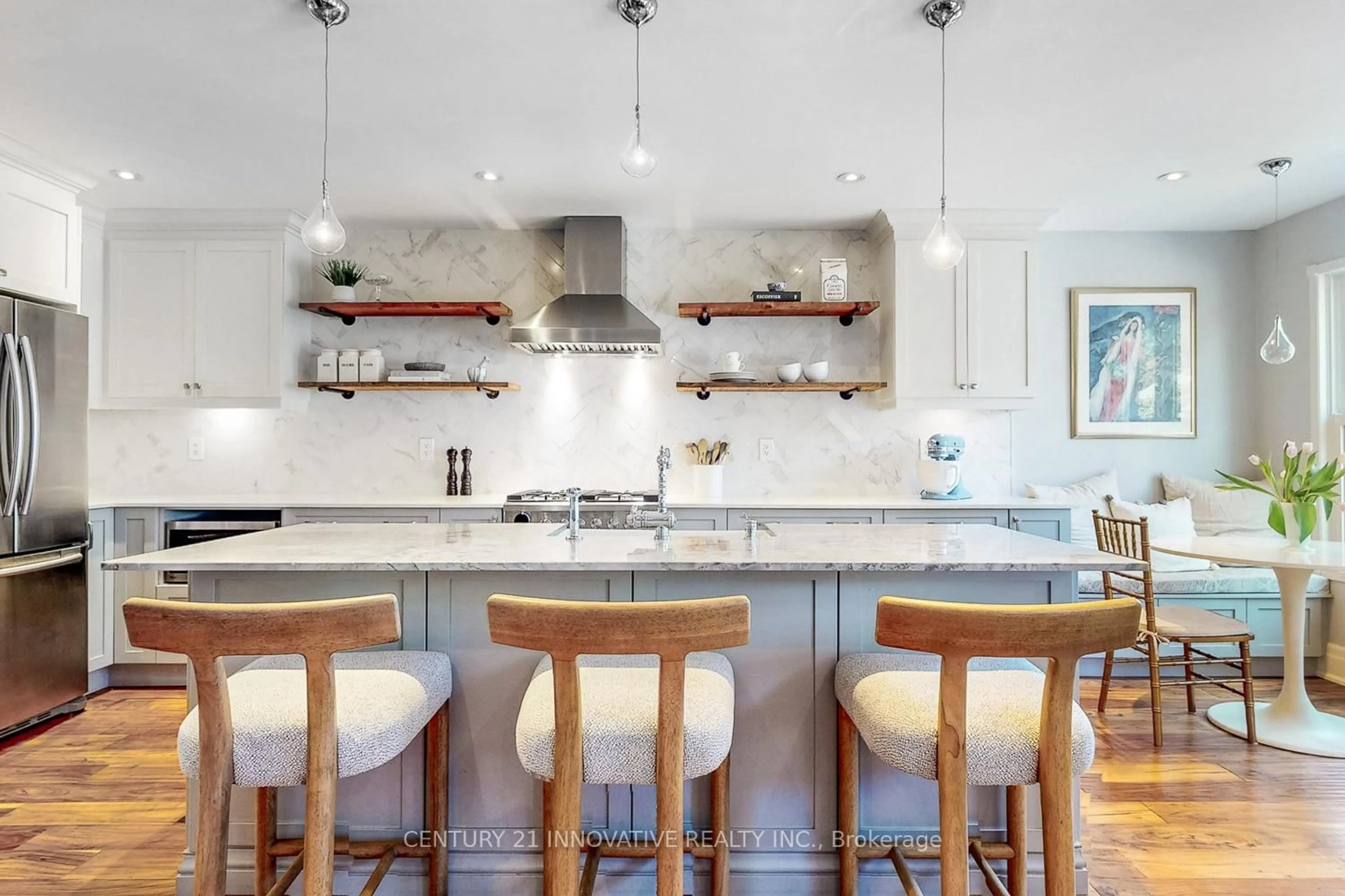 Contemporary kitchen, ceramic/tile floor for 4 Blackfriar Ave, Whitby Ontario L1M 1E4