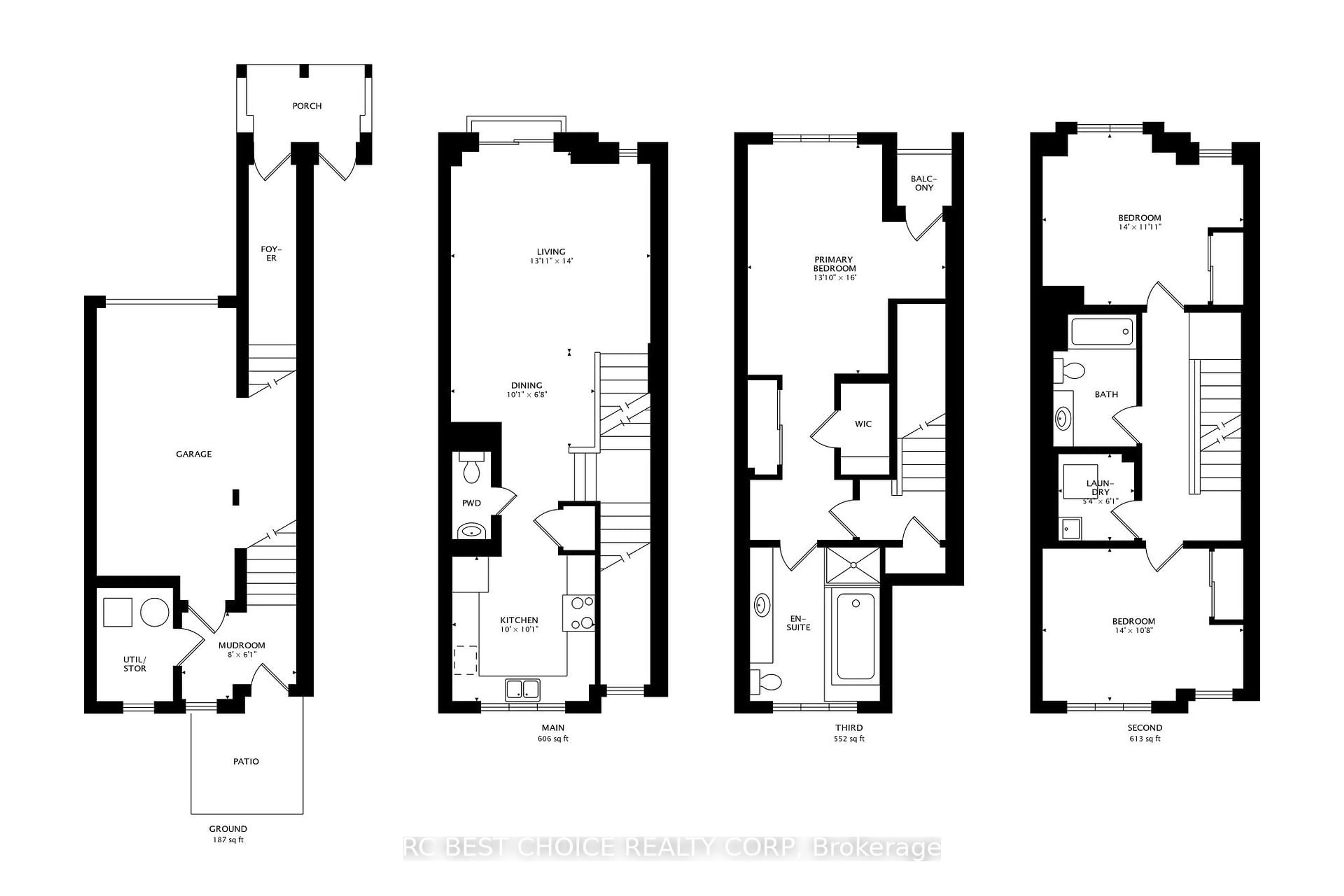 Floor plan for 2535 Bromus Path #160, Oshawa Ontario L1H 7K4
