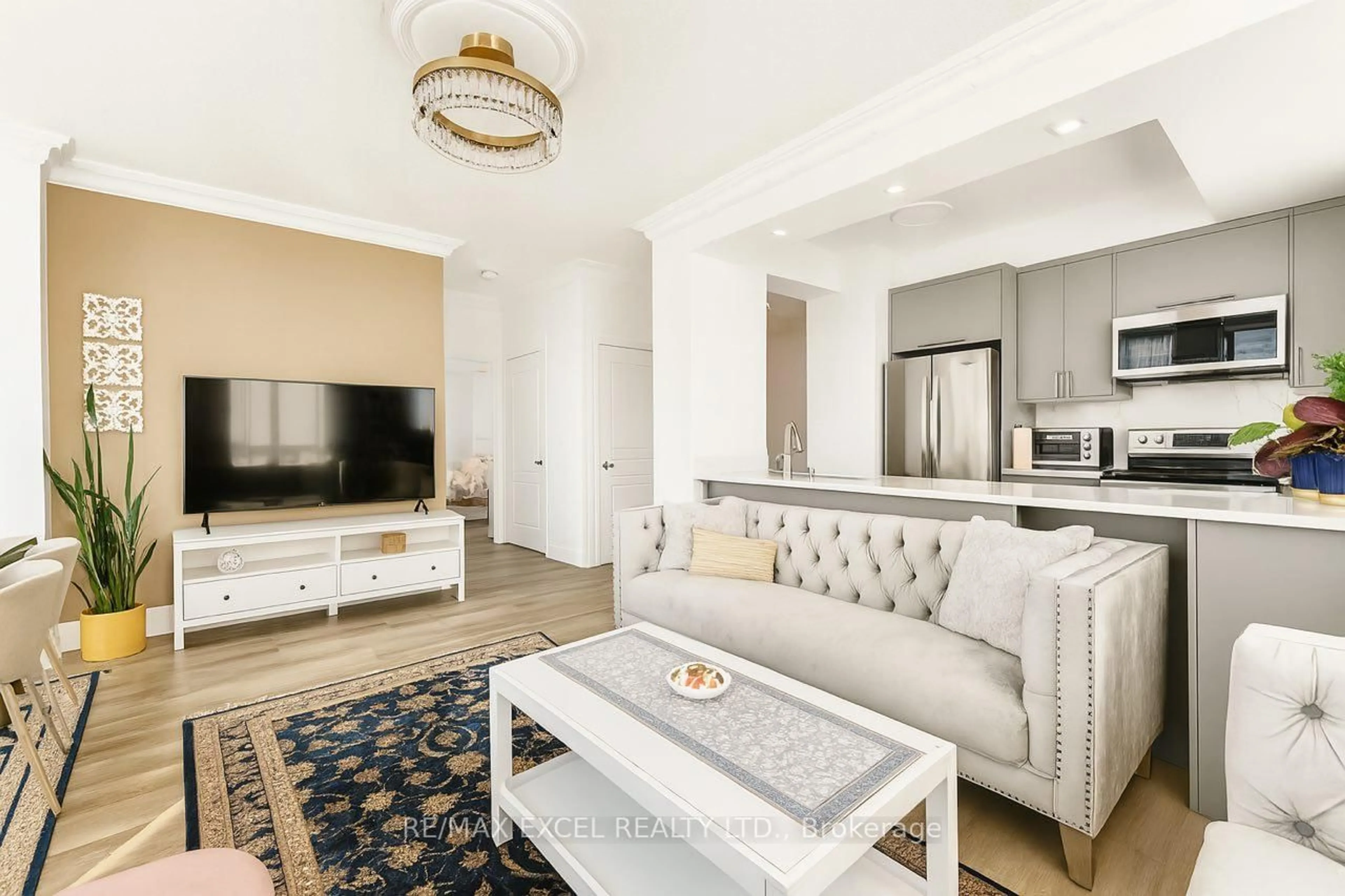 Living room with furniture, unknown for 60 Brian Harrison Way #ph3703, Toronto Ontario M1P 5J5