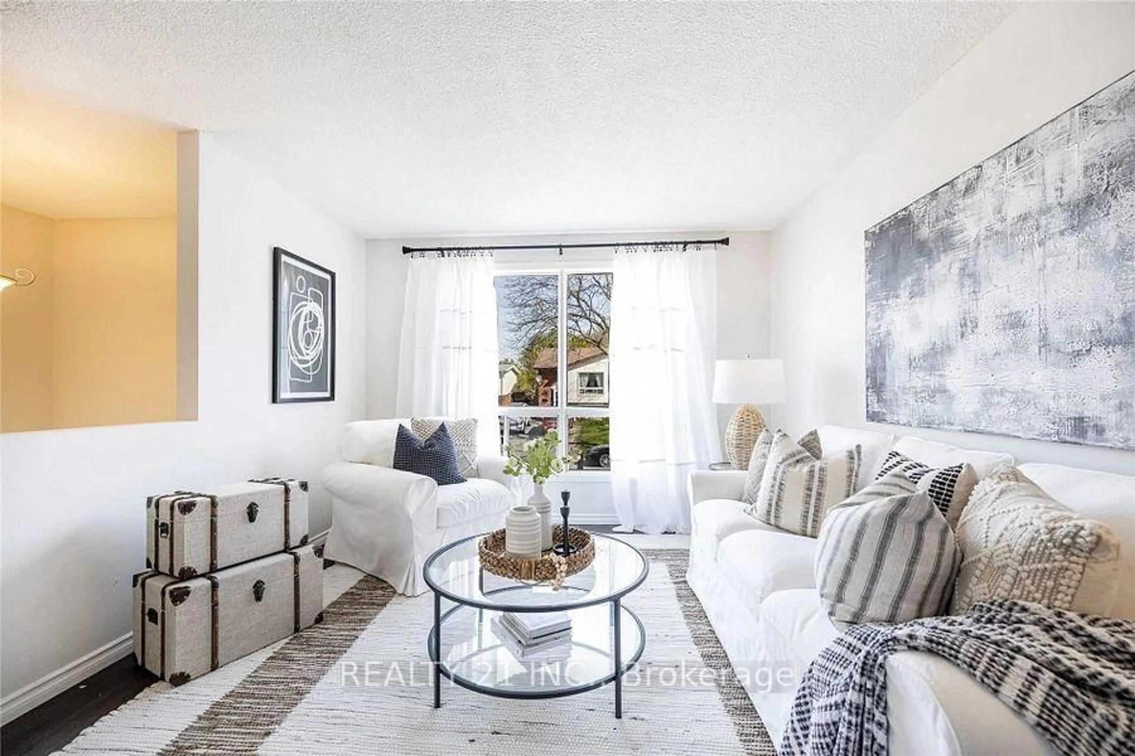 Living room with furniture, unknown for 231 Medina Crt, Oshawa Ontario L1J 7E1