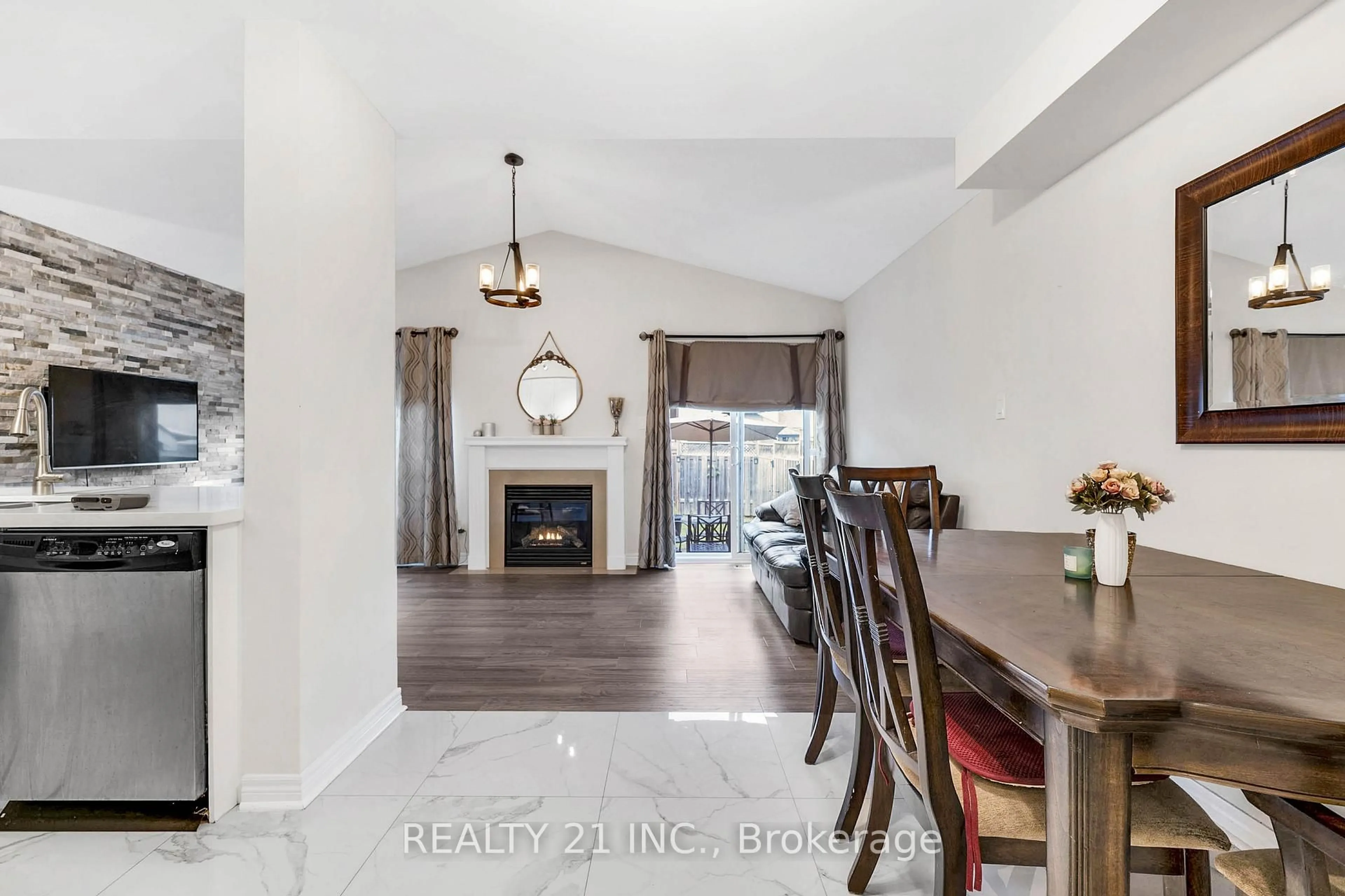 Dining room, ceramic/tile floor for 65 Howling Cres, Ajax Ontario L1S 7R9