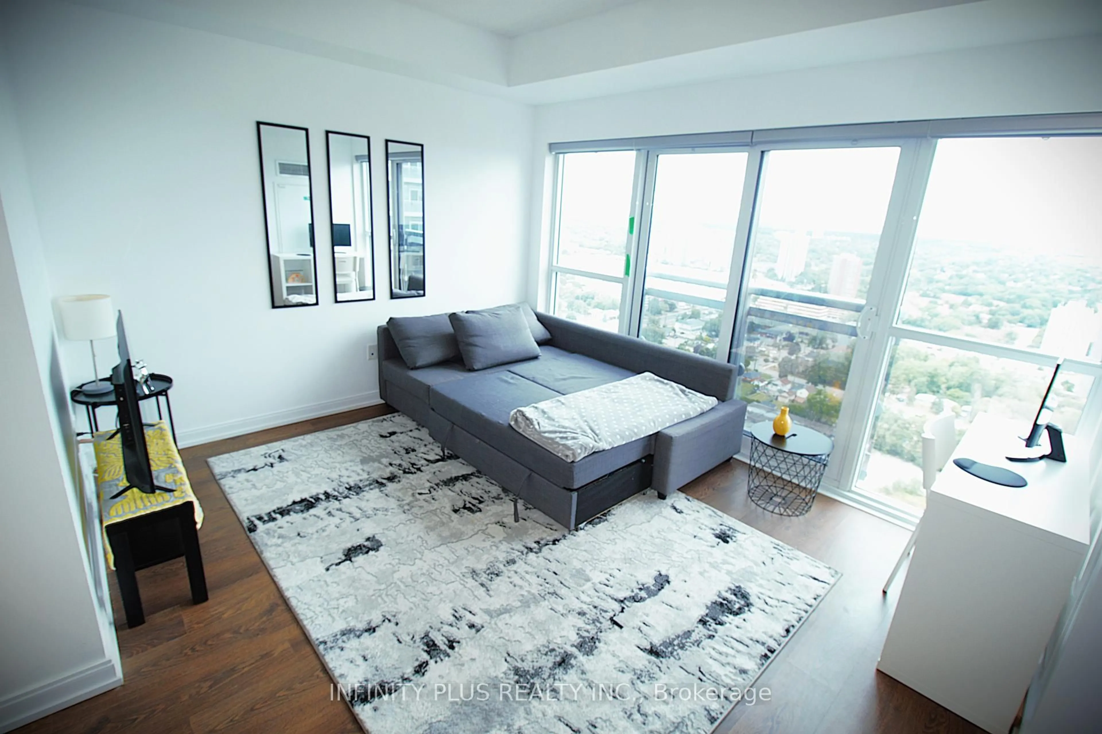Living room with furniture, unknown for 275 Village Green Sq #3419, Toronto Ontario M1S 0L8