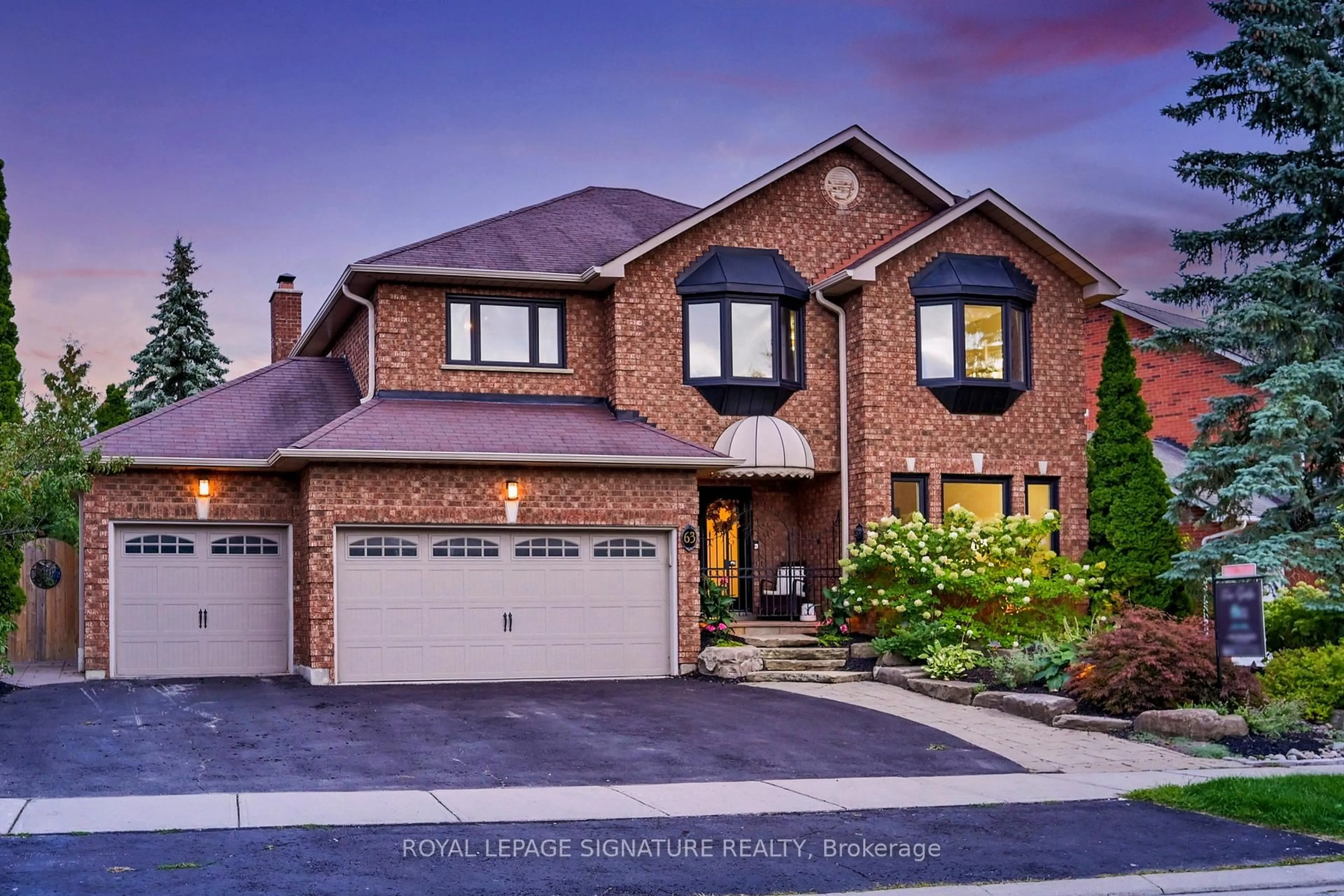 Home with brick exterior material, street for 63 Kilbride Dr, Whitby Ontario L1R 2B5