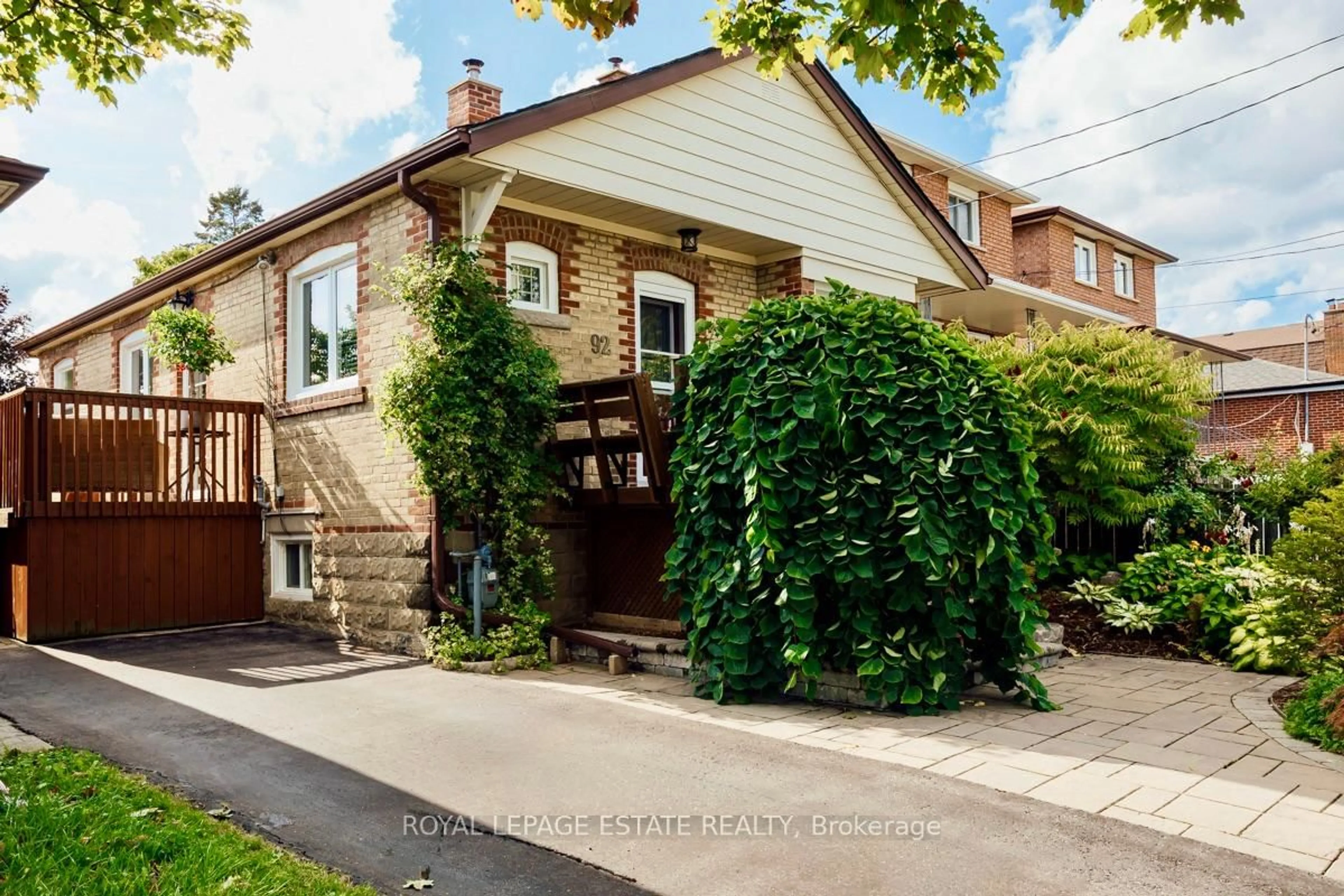 Home with brick exterior material, street for 92 South Woodrow Blvd, Toronto Ontario M1N 3L7