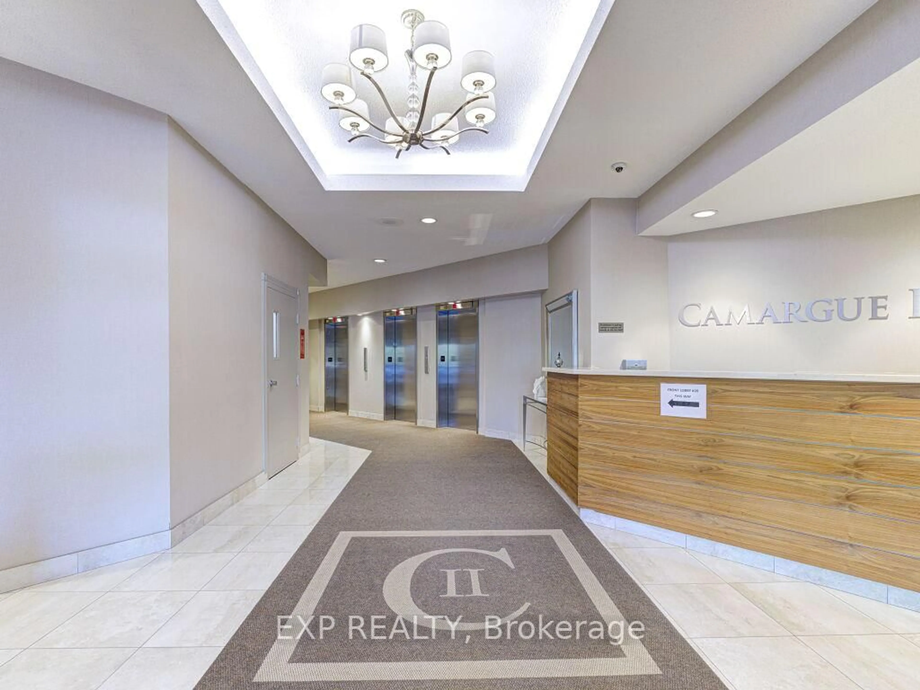 Indoor foyer for 10 Dean Park Rd #510, Toronto Ontario M1B 3G8