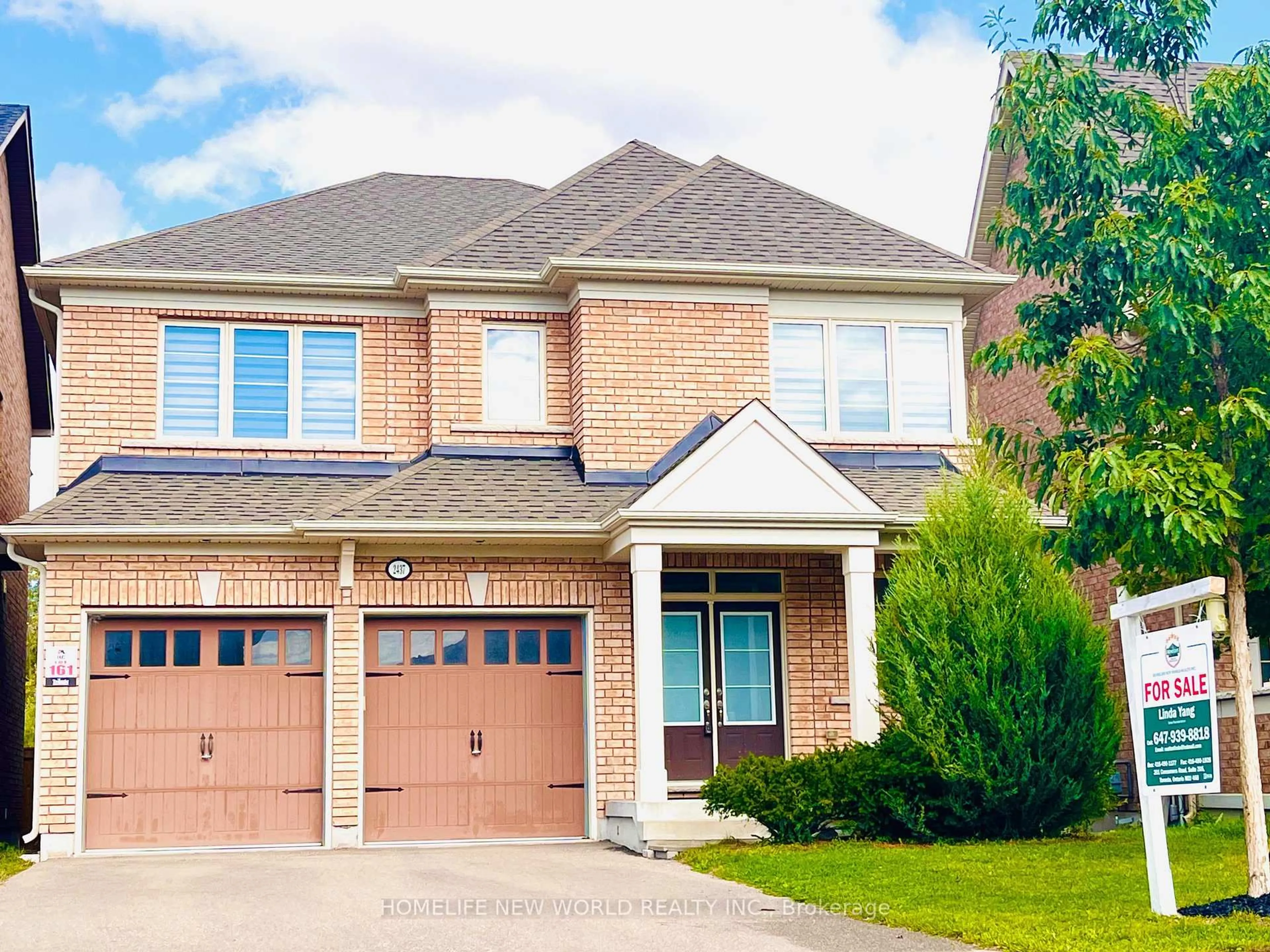 Home with brick exterior material, street for 2437 Equestrian Cres, Oshawa Ontario L1L 0L7
