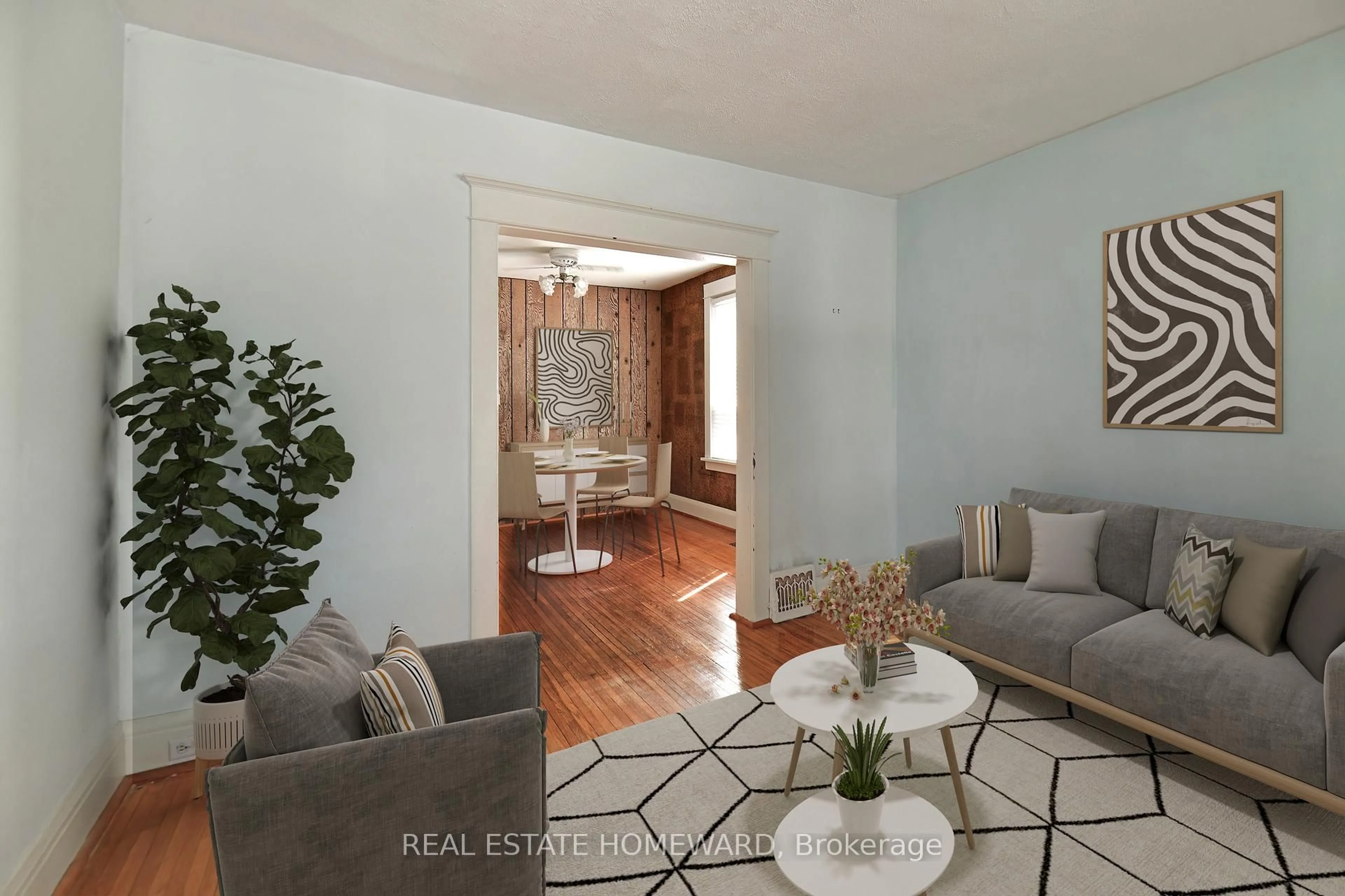 Living room with furniture, unknown for 295 Chisholm Ave, Toronto Ontario M4C 4W5