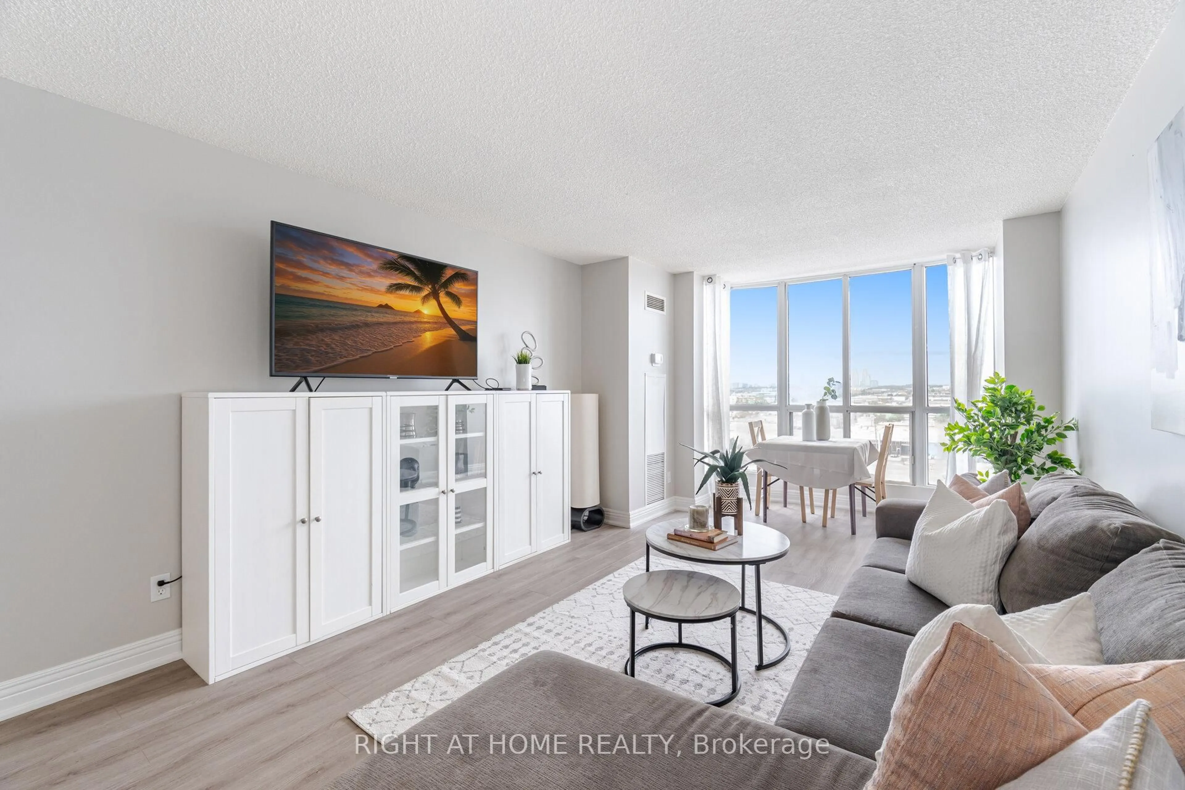 Living room with furniture, unknown for 1470 Midland Ave #807, Toronto Ontario M1P 4Z4