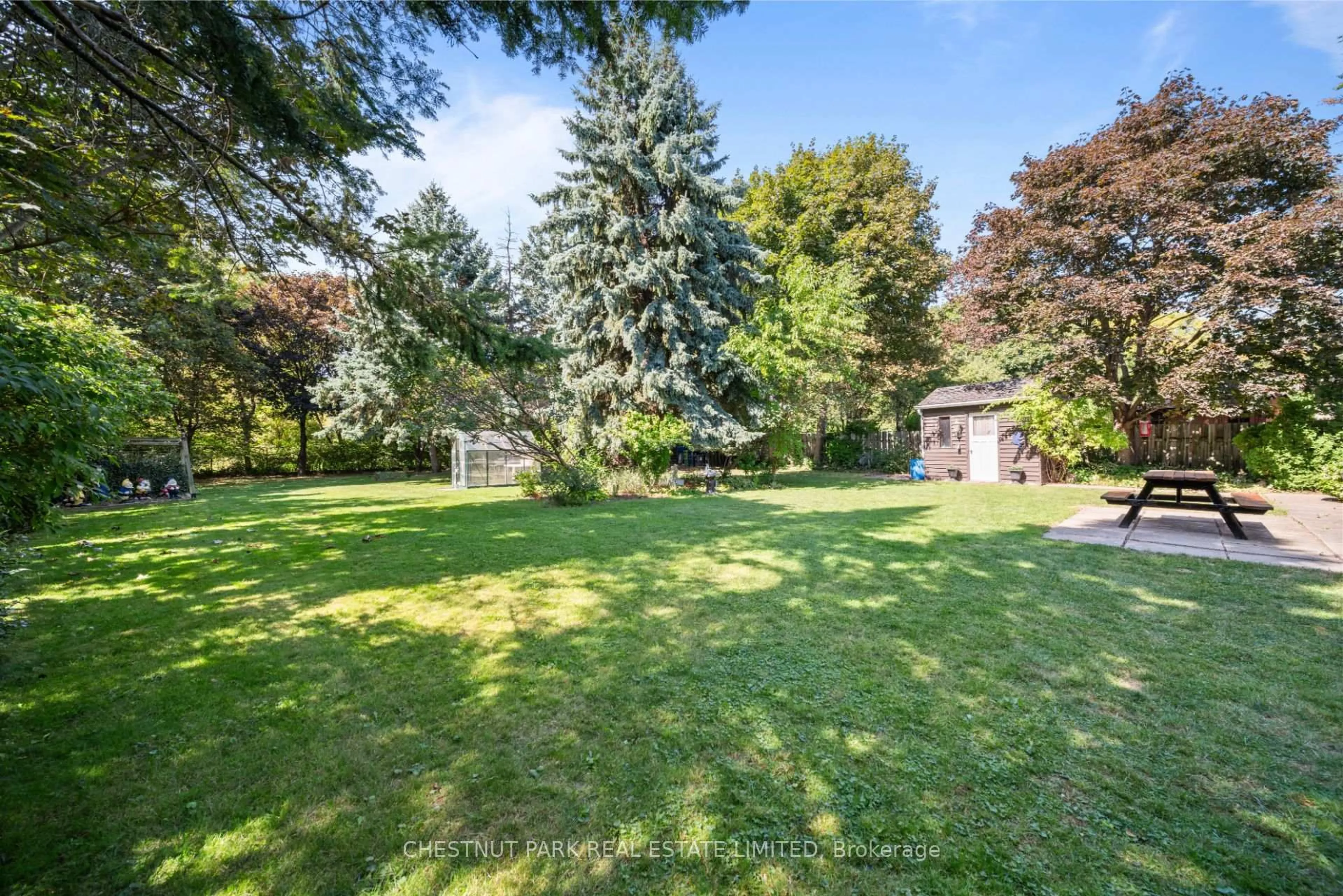 A pic from outside/outdoor area/front of a property/back of a property/a pic from drone, forest/trees view for 14 Sealstone Terr, Toronto Ontario M1E 4J7