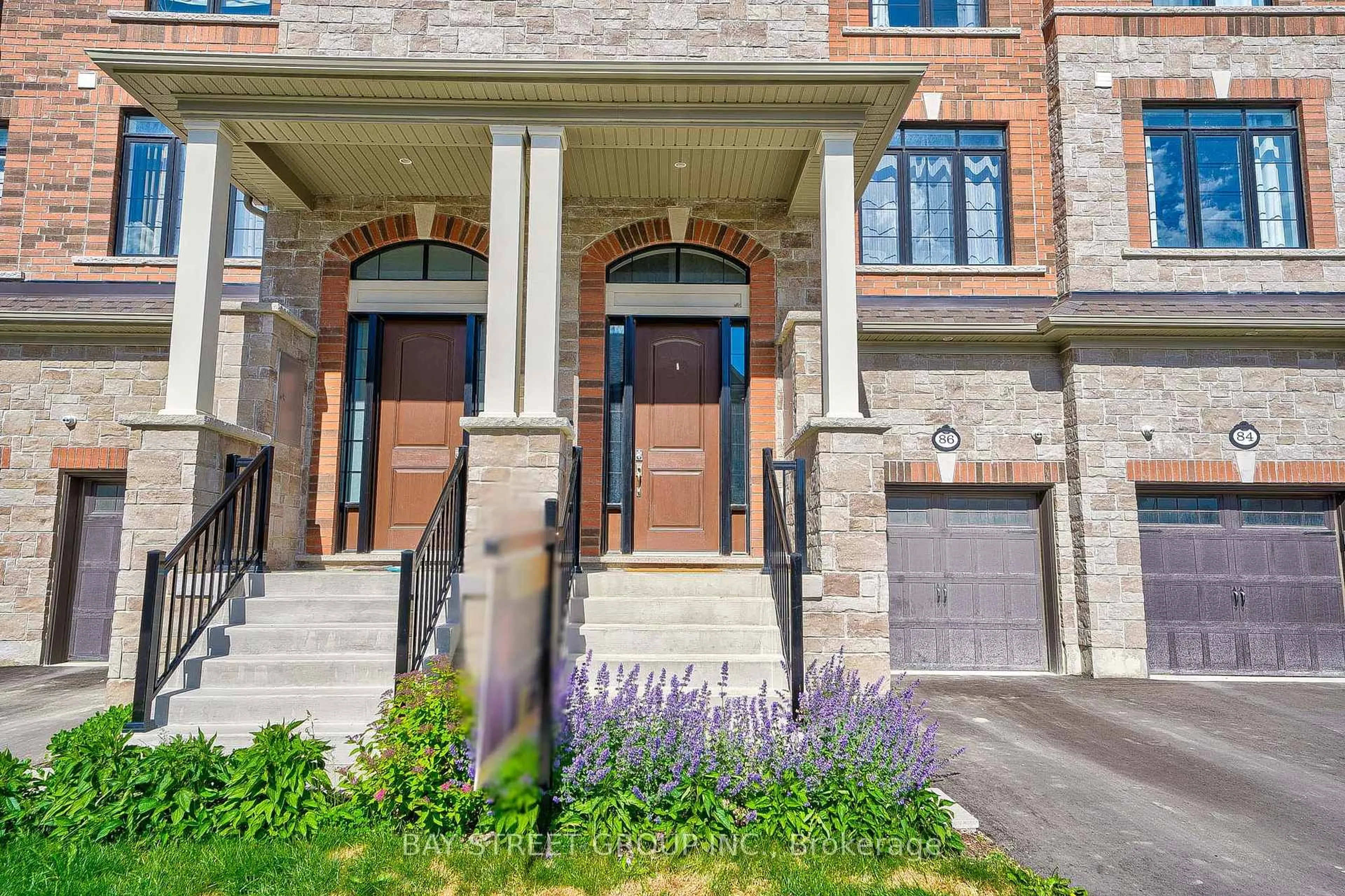 Home with brick exterior material, street for 86 Dorian Dr, Whitby Ontario L1P 0L6