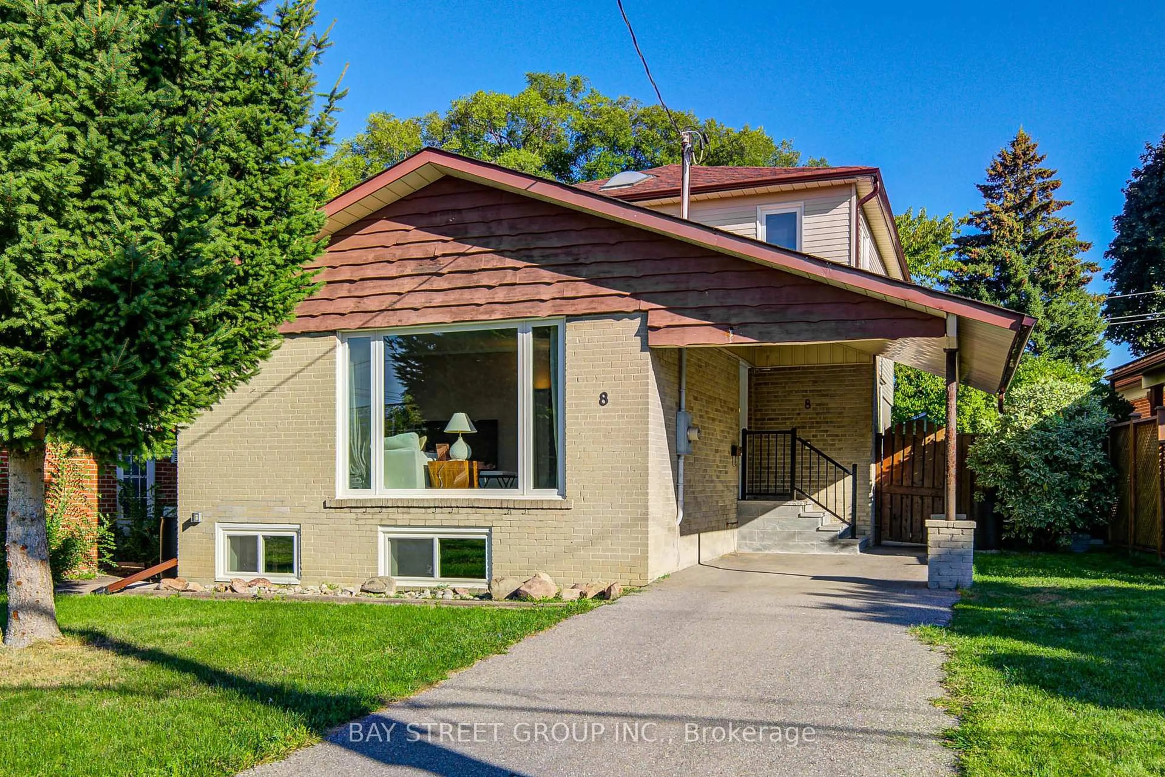 Home with brick exterior material, street for 8 Shediac Rd, Toronto Ontario M1K 4Z7