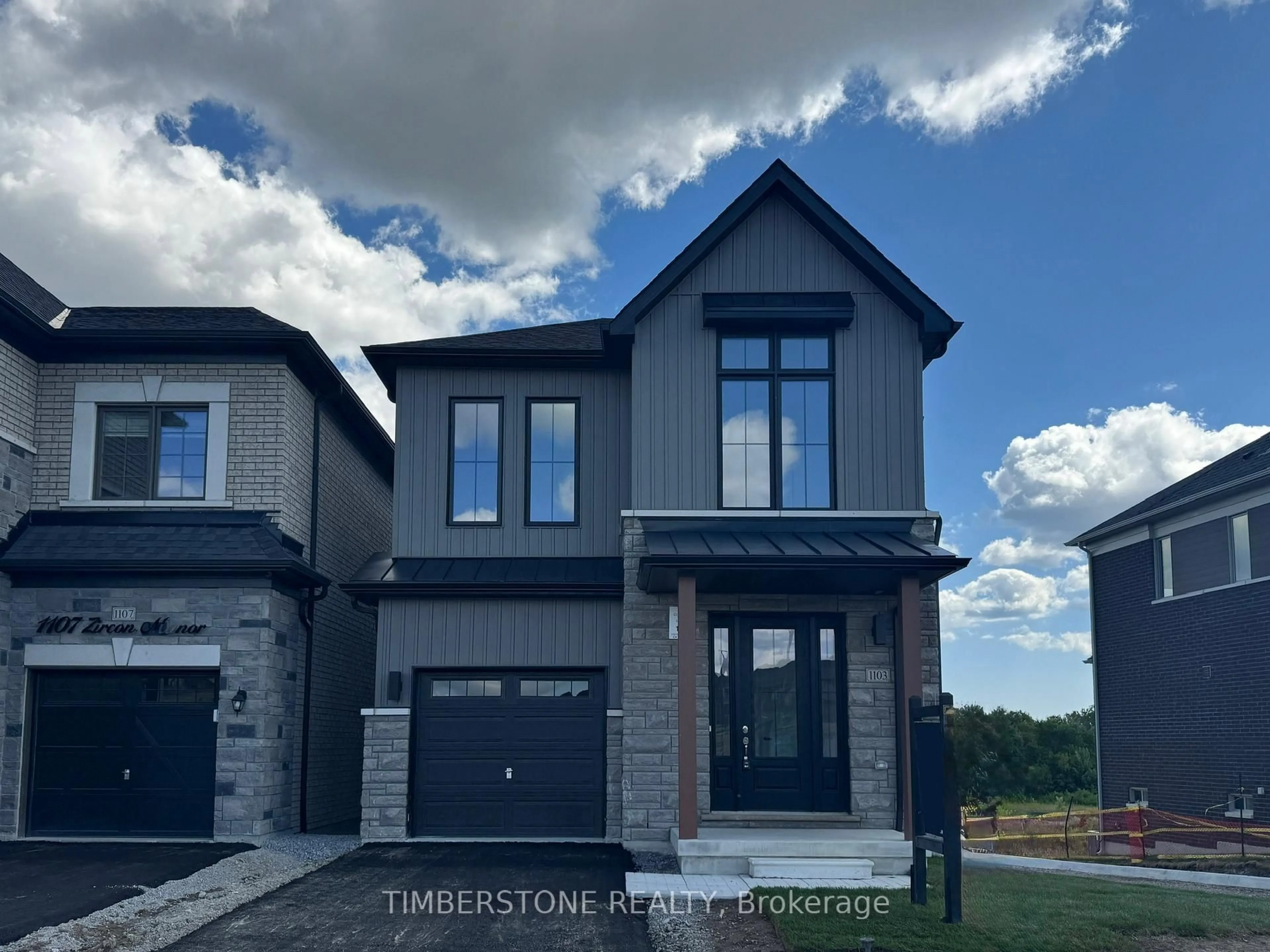 Home with brick exterior material, street for 1103 Zircon Manr, Pickering Ontario L1X 0P9
