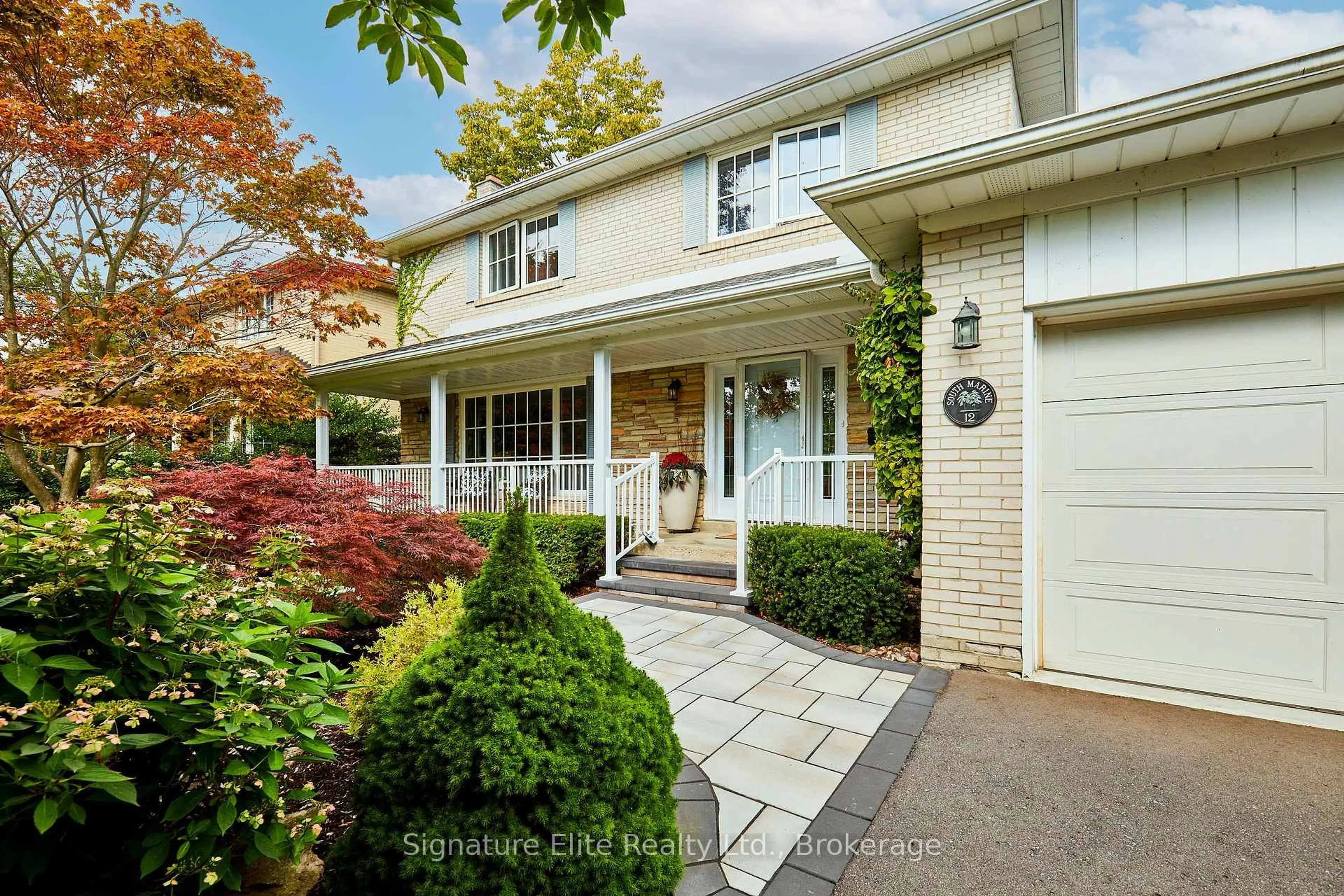 Home with brick exterior material, street for 12 South Marine Dr, Toronto Ontario M1E 1A2