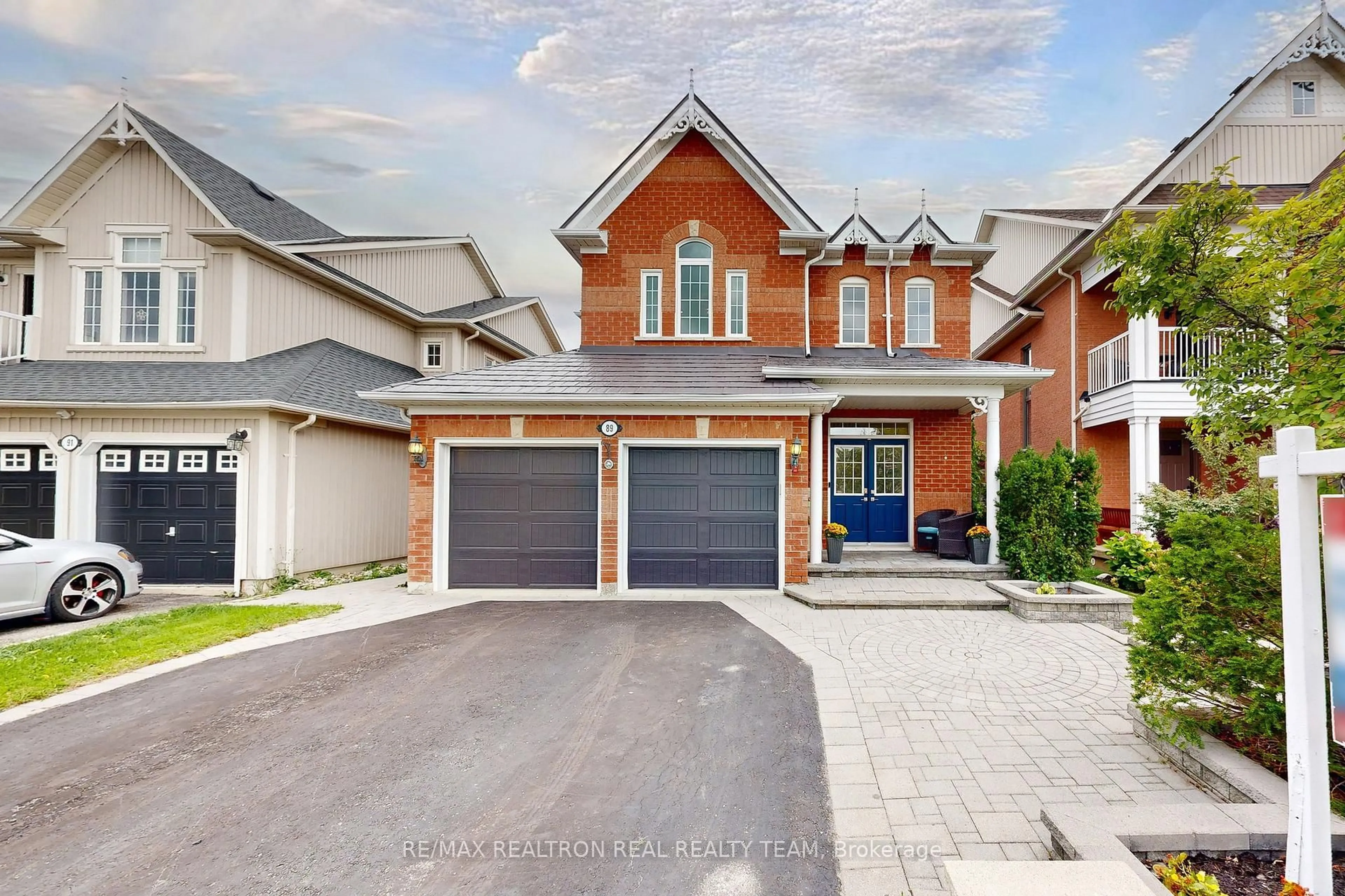 Home with brick exterior material, street for 89 Cachet Blvd, Whitby Ontario L1M 2E2