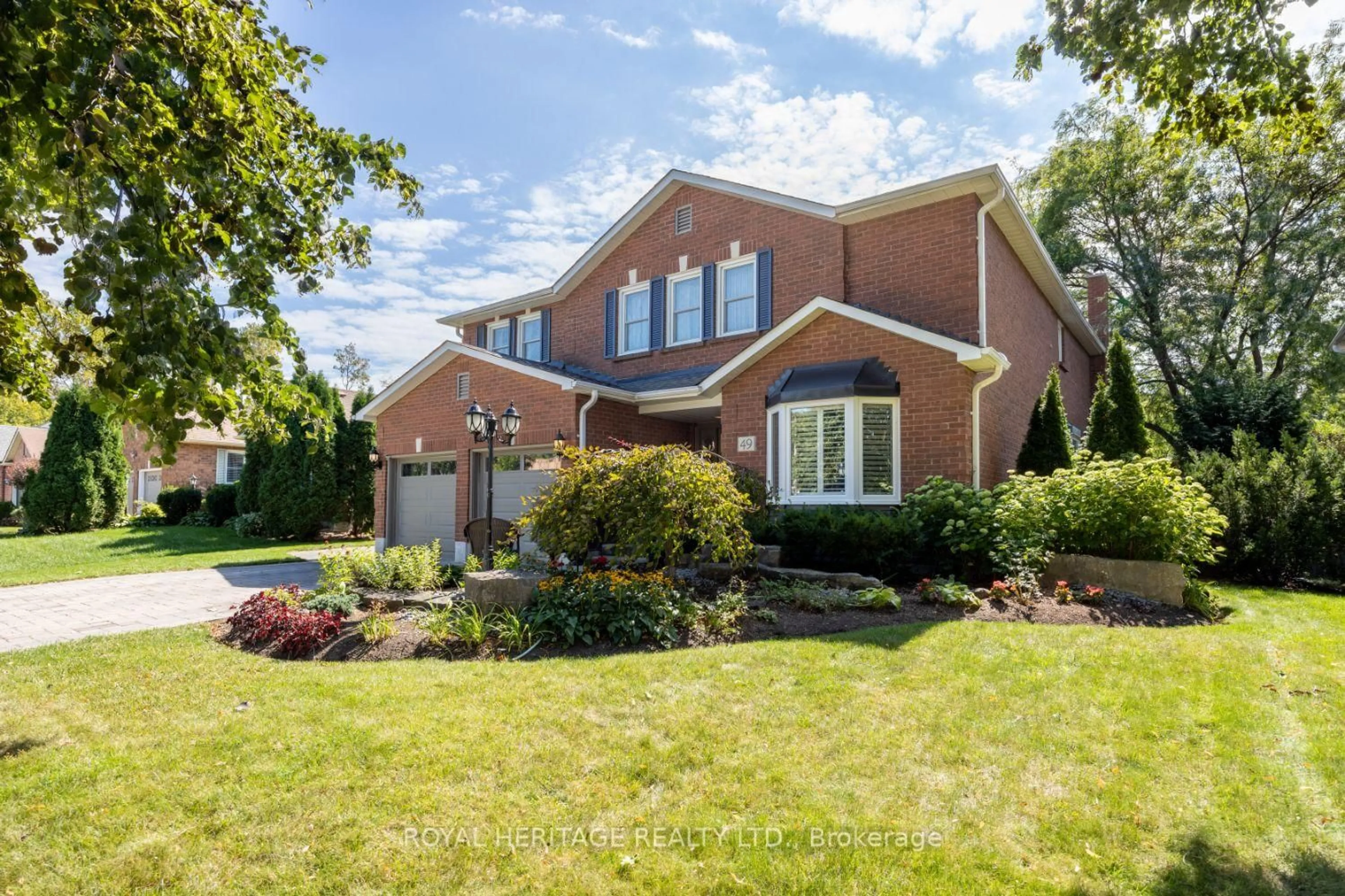 Home with brick exterior material, street for 49 Black Creek Tr, Clarington Ontario L1E 1J8