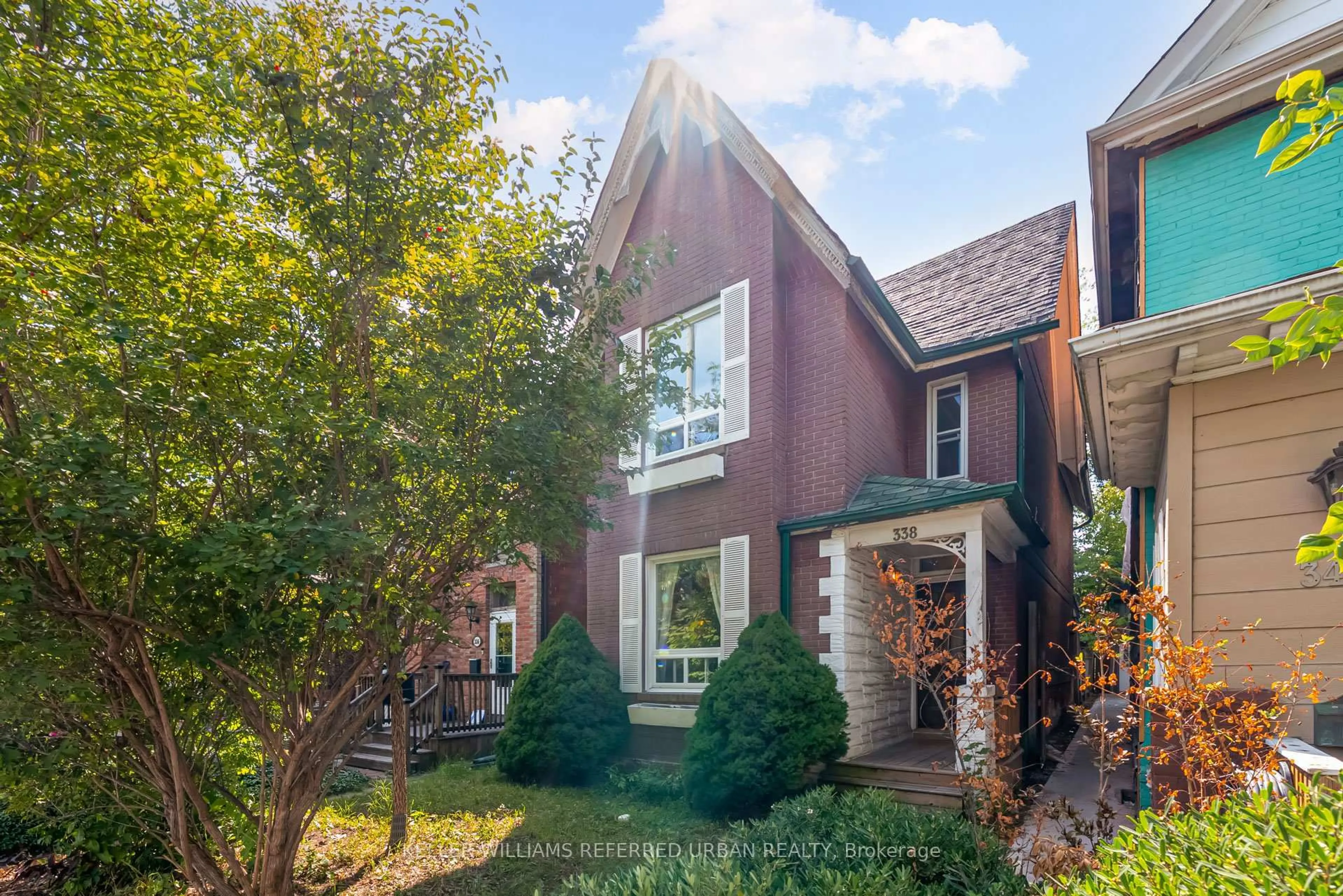 Home with brick exterior material, street for 338 Main St, Toronto Ontario M4C 4X7