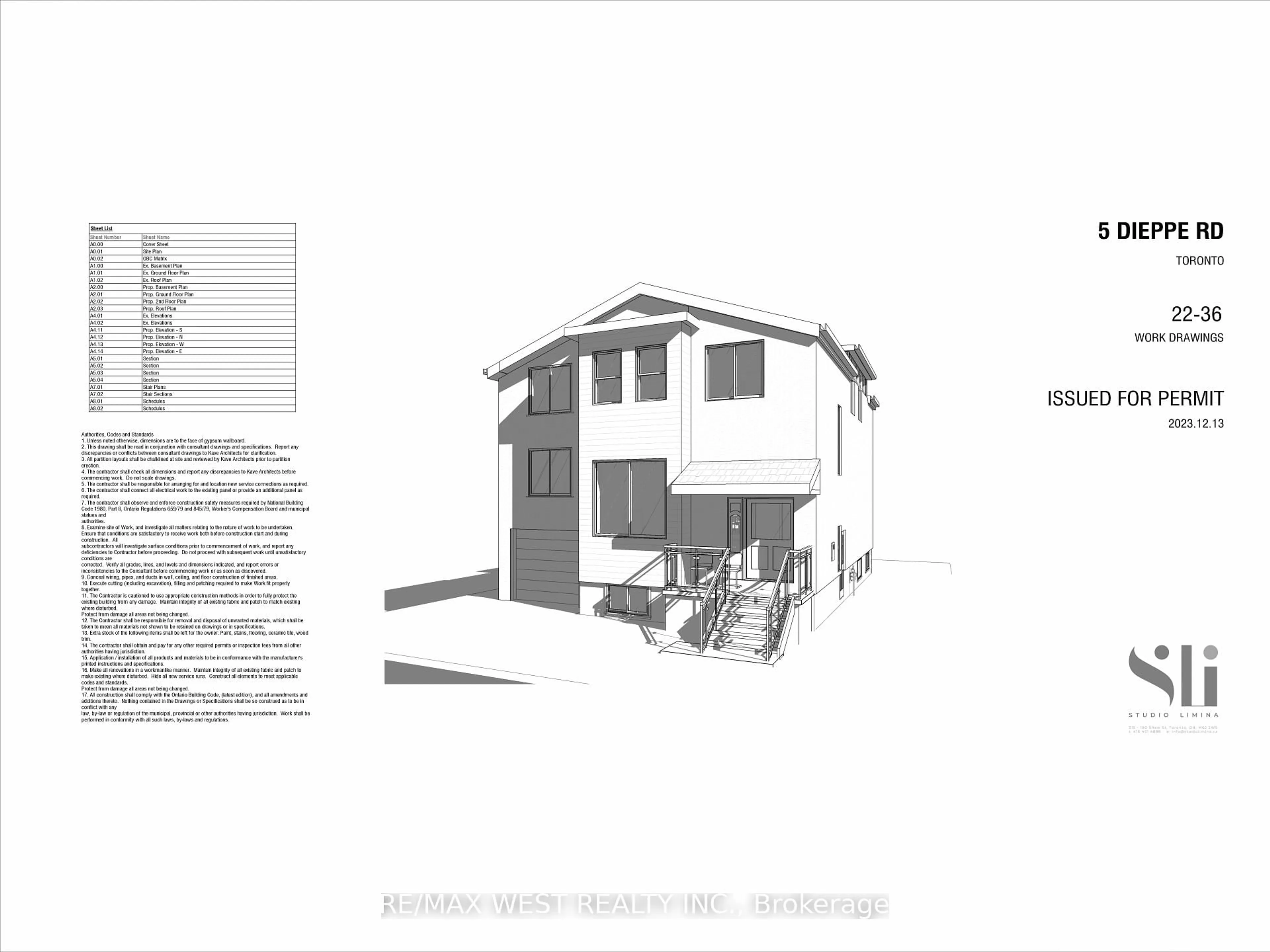 Floor plan for 5 Dieppe Rd, Toronto Ontario M4J 2K8
