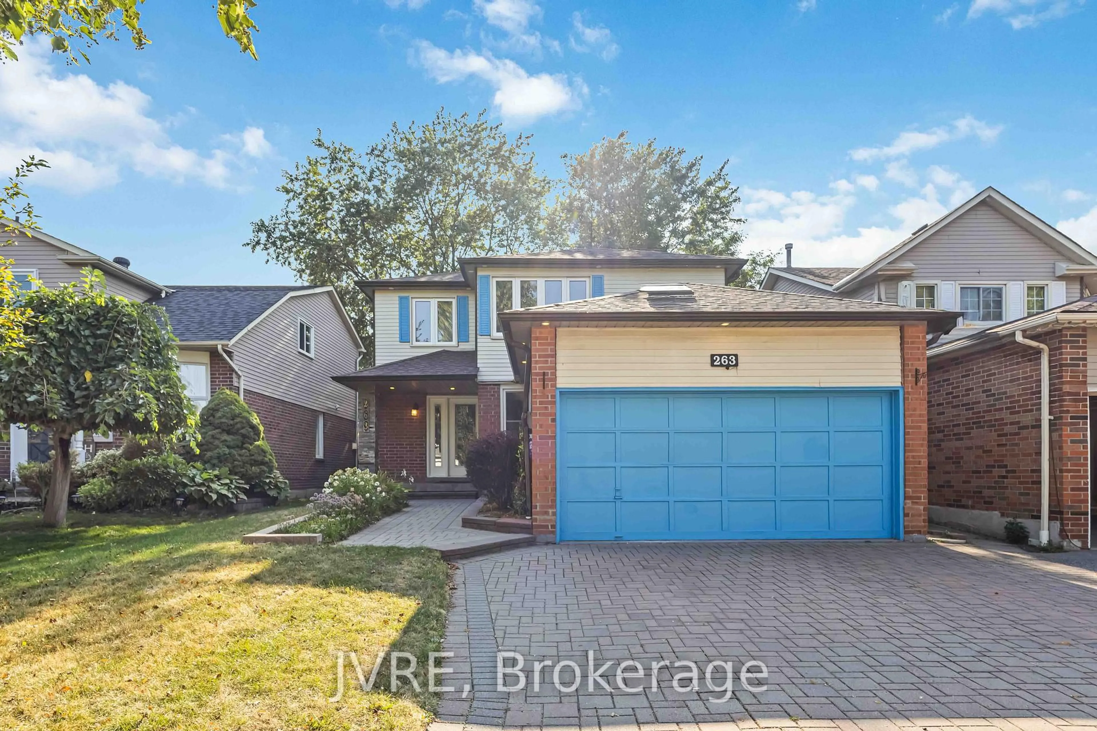 Home with brick exterior material, street for 263 Wright Cres, Ajax Ontario L1S 5S5