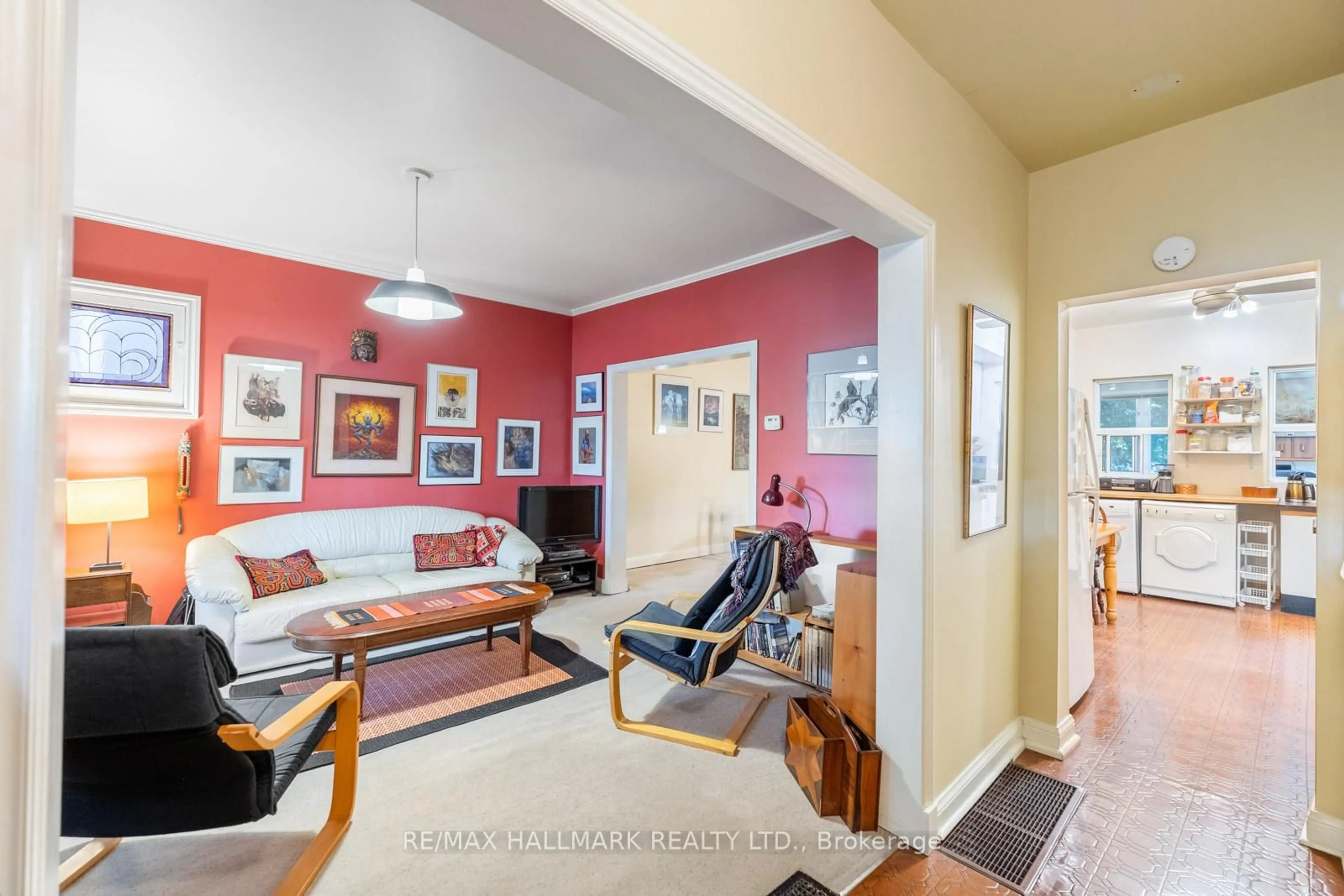 Living room with furniture, unknown for 56 Wheeler Ave, Toronto Ontario M4L 3V2