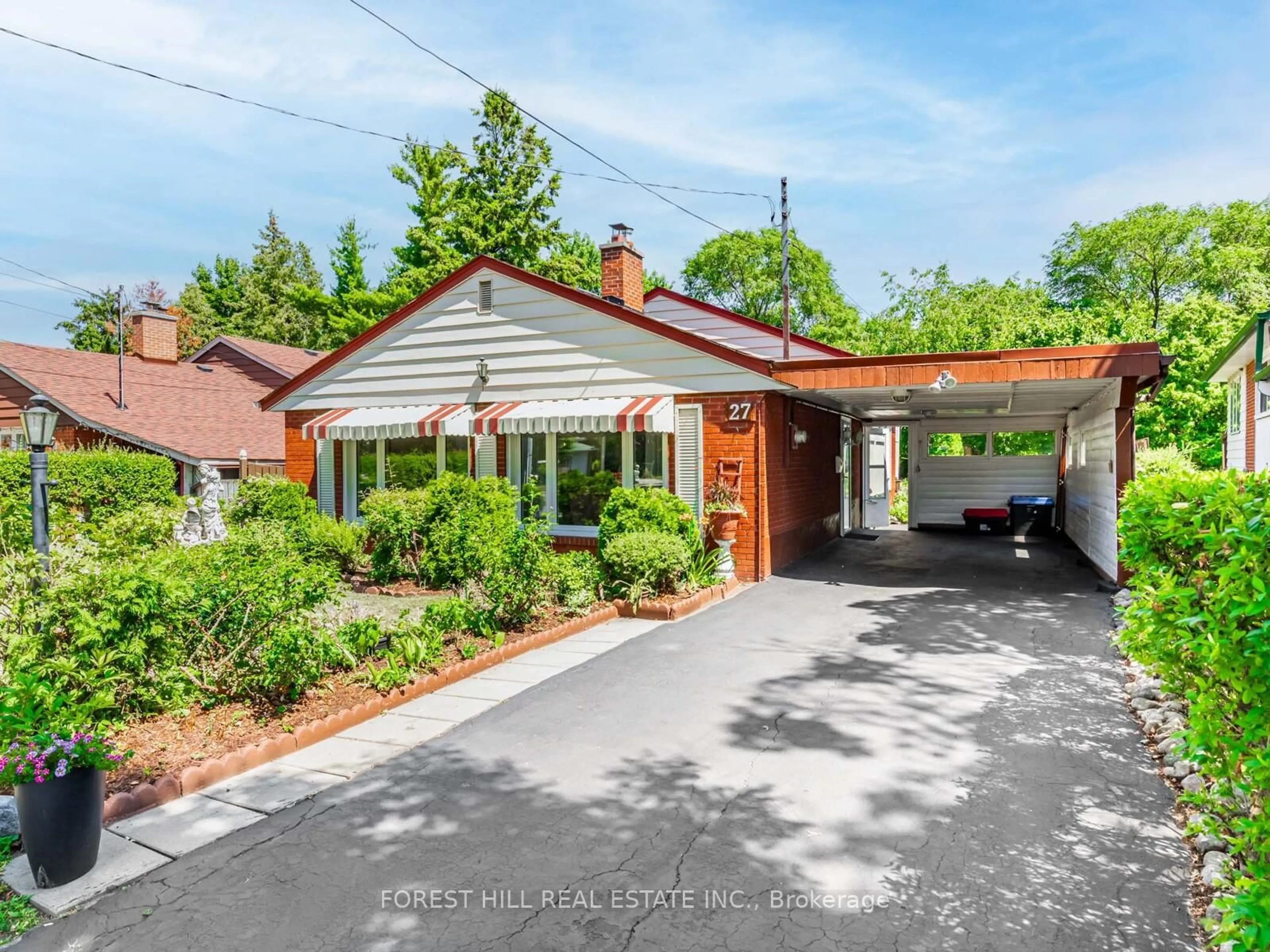 Home with brick exterior material, street for 27 Fitzgibbon Ave, Toronto Ontario M1K 3Z7