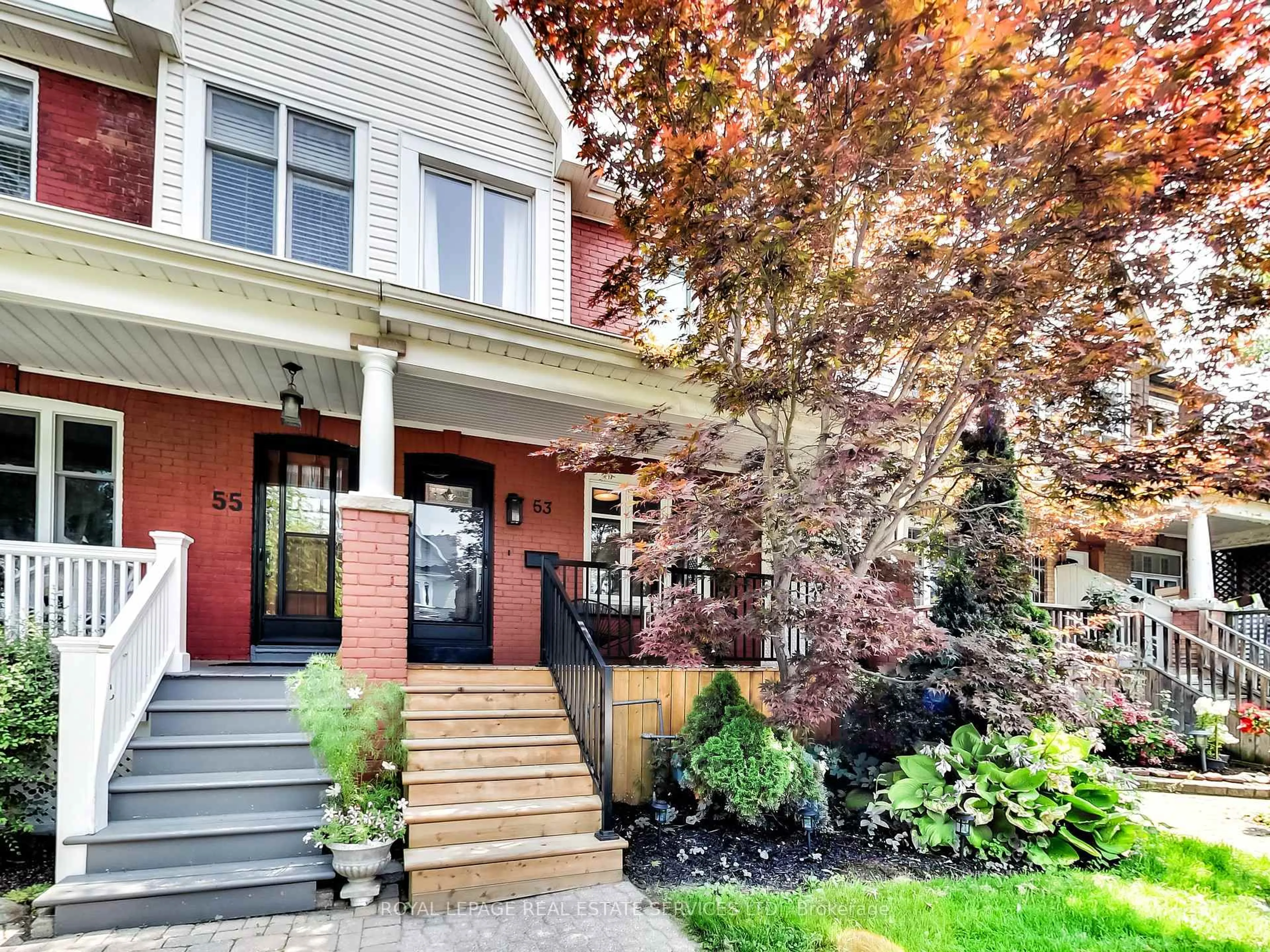 Home with brick exterior material, street for 53 Chester Ave, Toronto Ontario M4K 2Z8