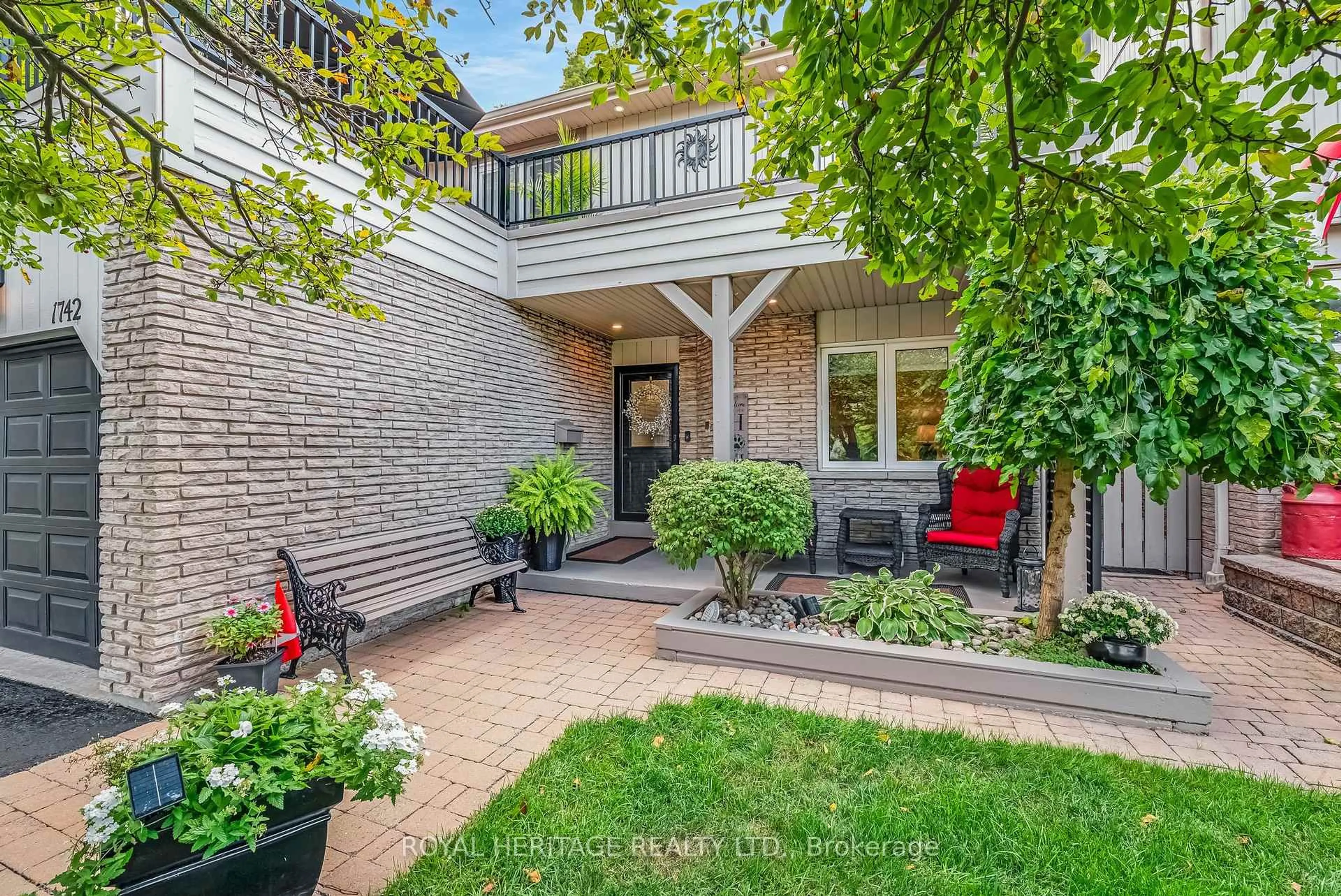 Home with brick exterior material, street for 1742 Shadybrook Dr, Pickering Ontario L1V 3A5