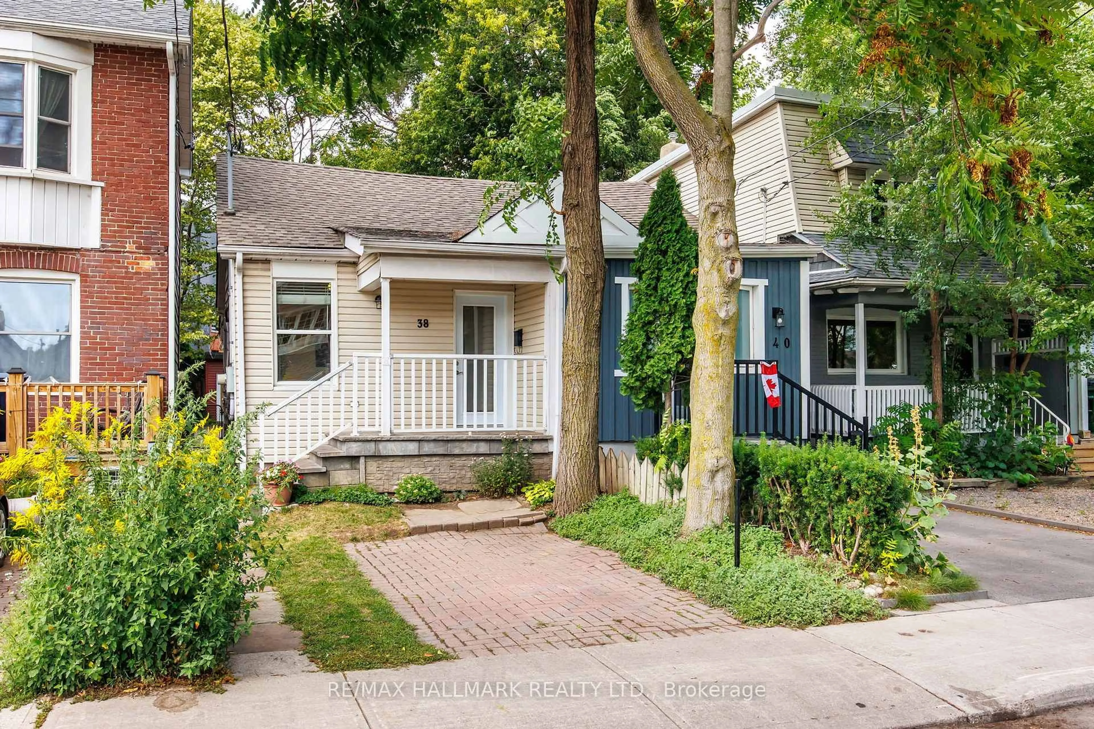 Home with brick exterior material, street for 38 Westwood Ave, Toronto Ontario M4K 2A8