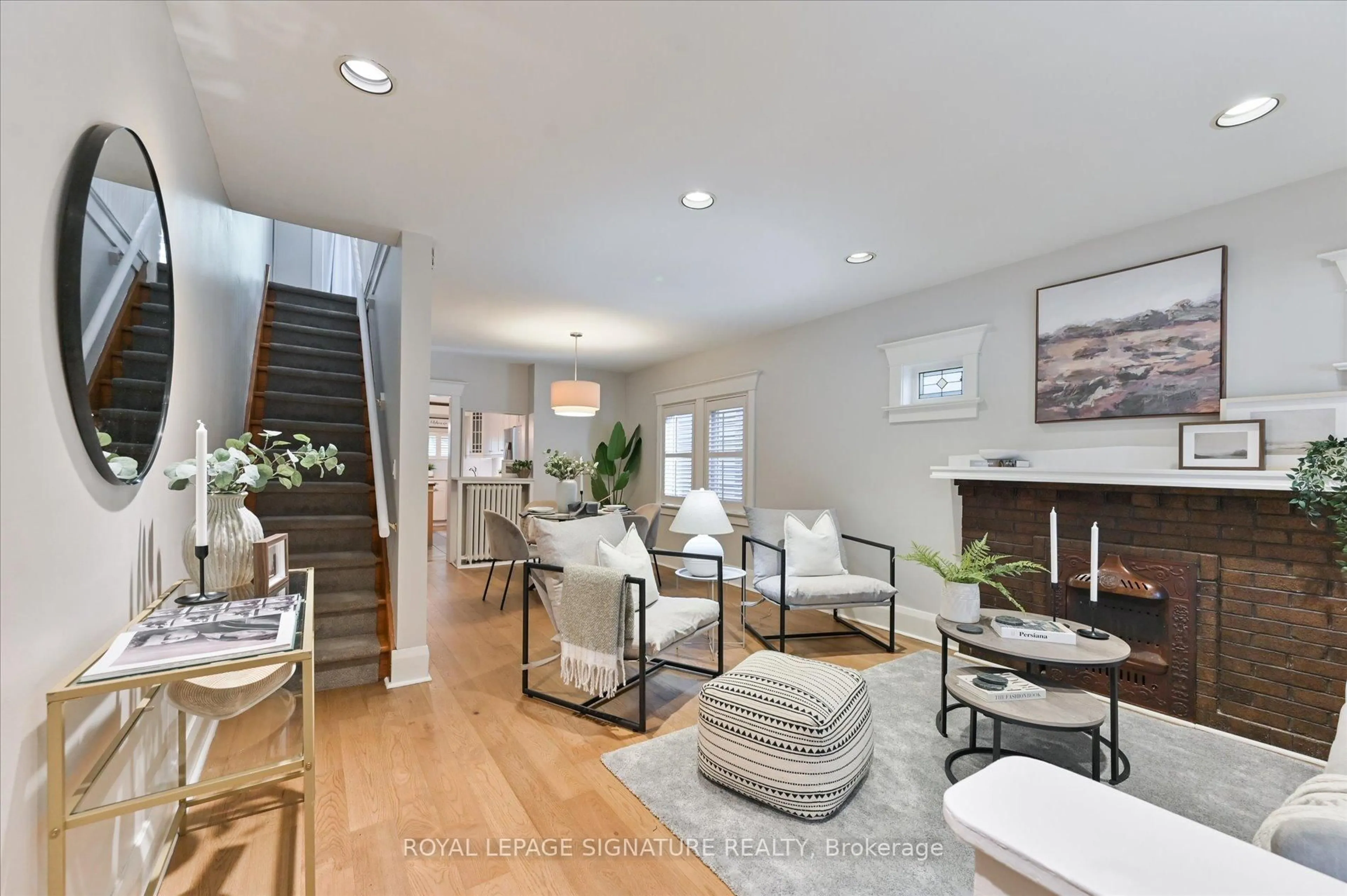 Living room with furniture, unknown for 80 Mortimer Ave, Toronto Ontario M4K 2A1
