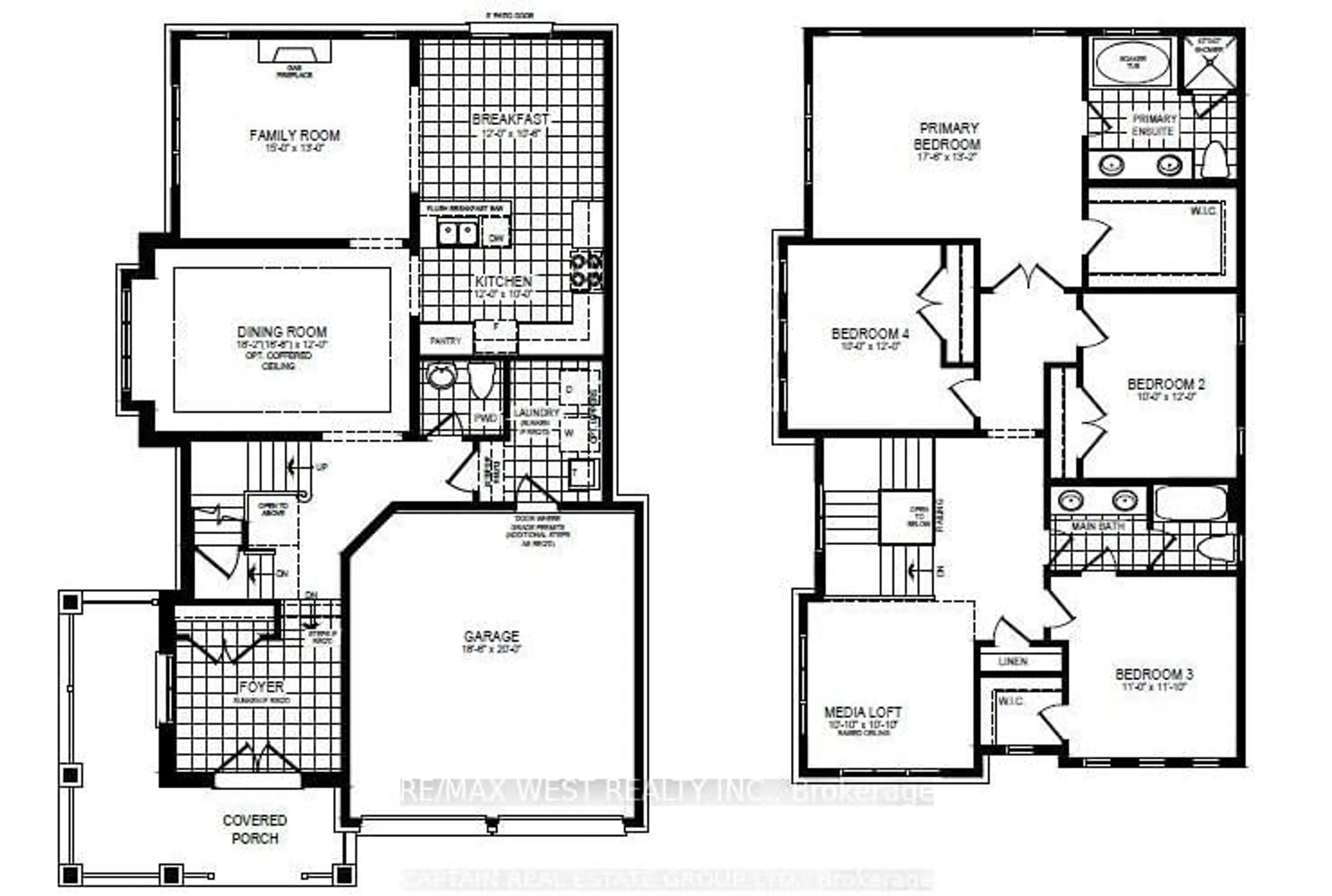 Floor plan for 63 Northrop Ave, Clarington Ontario L1B 1G9