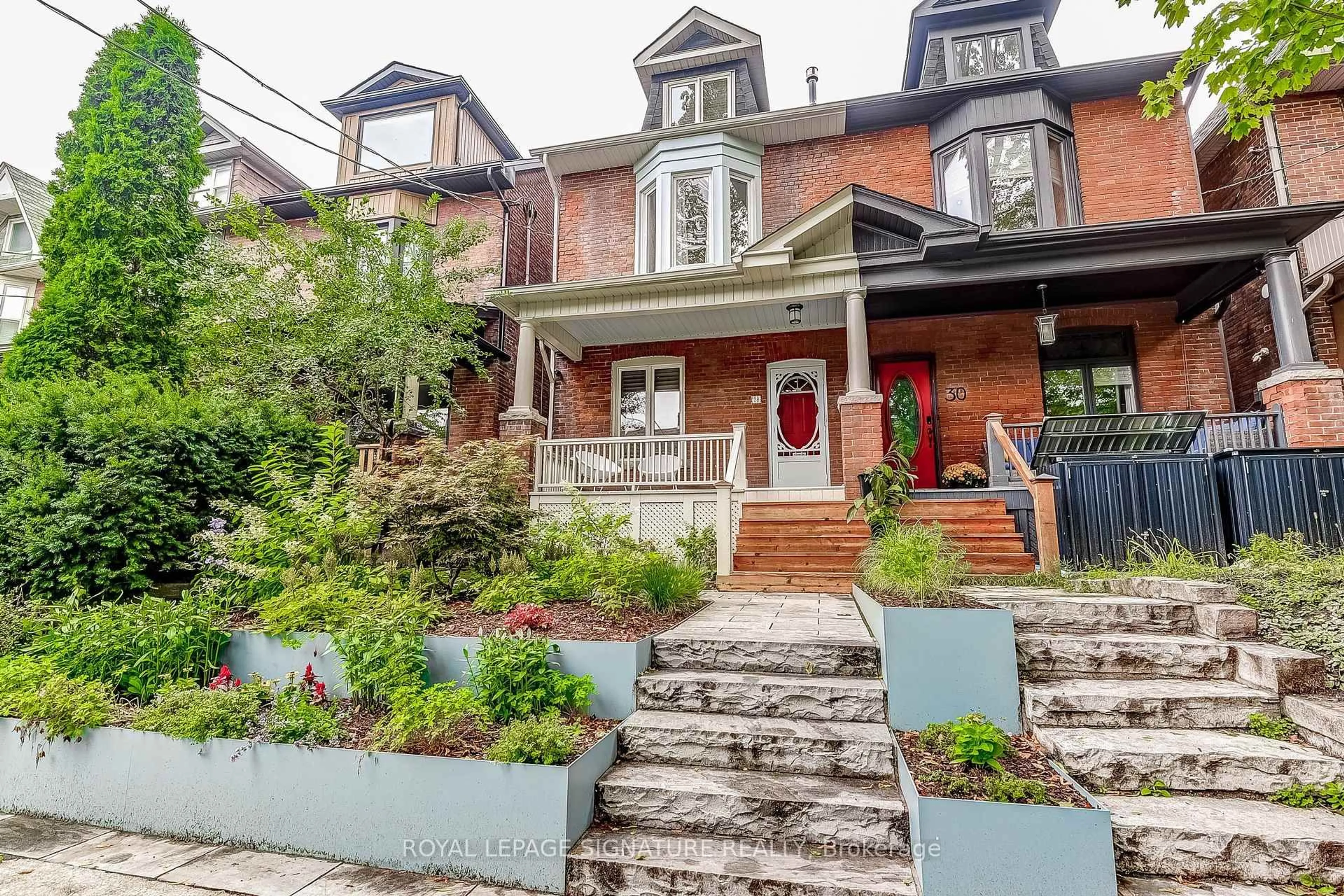 Home with brick exterior material, street for 28 Garnock Ave, Toronto Ontario M4K 1M2