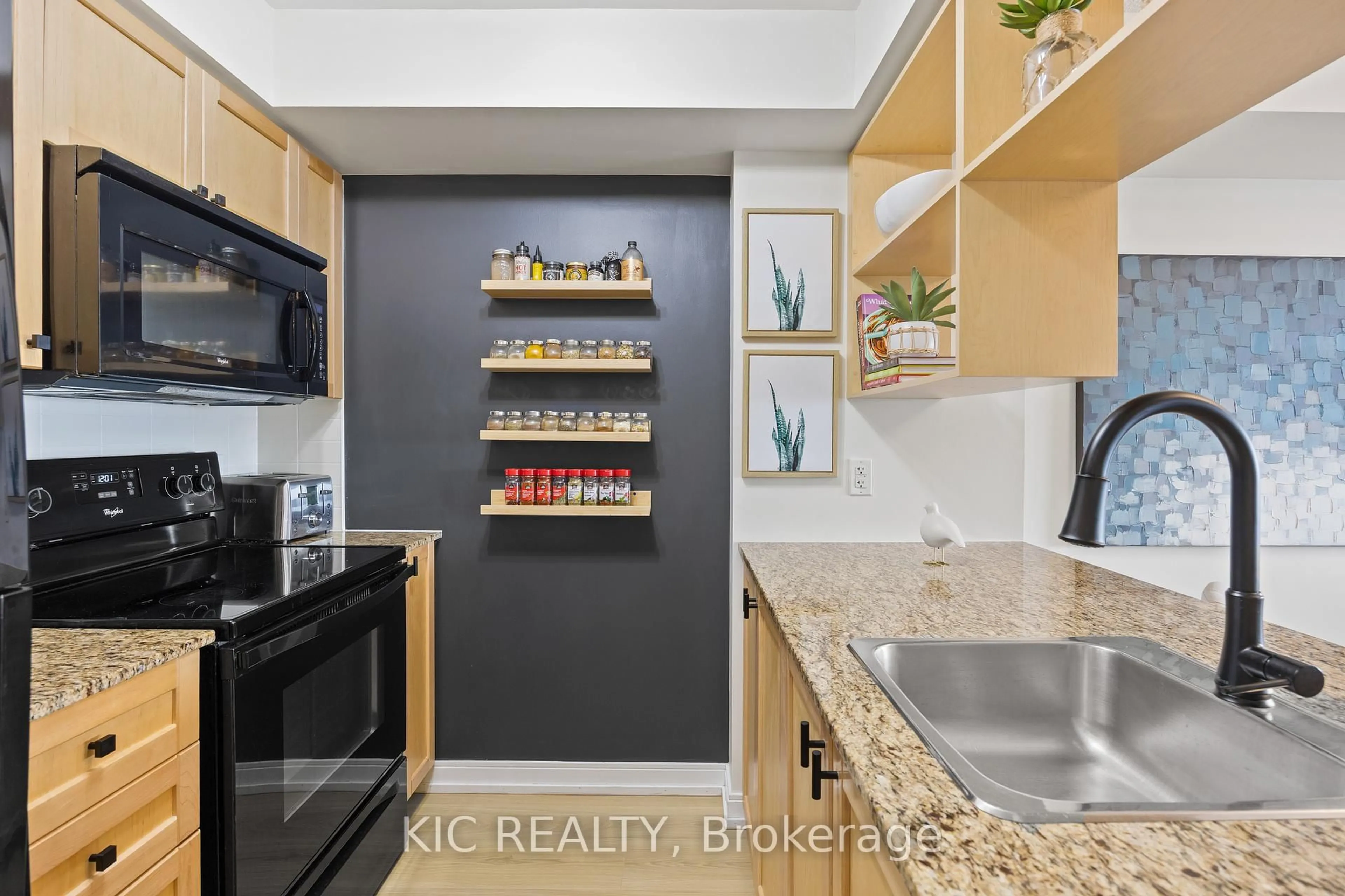 Standard kitchen, ceramic/tile floor for 181 Village Green Sq #2312, Toronto Ontario M1S 0K6
