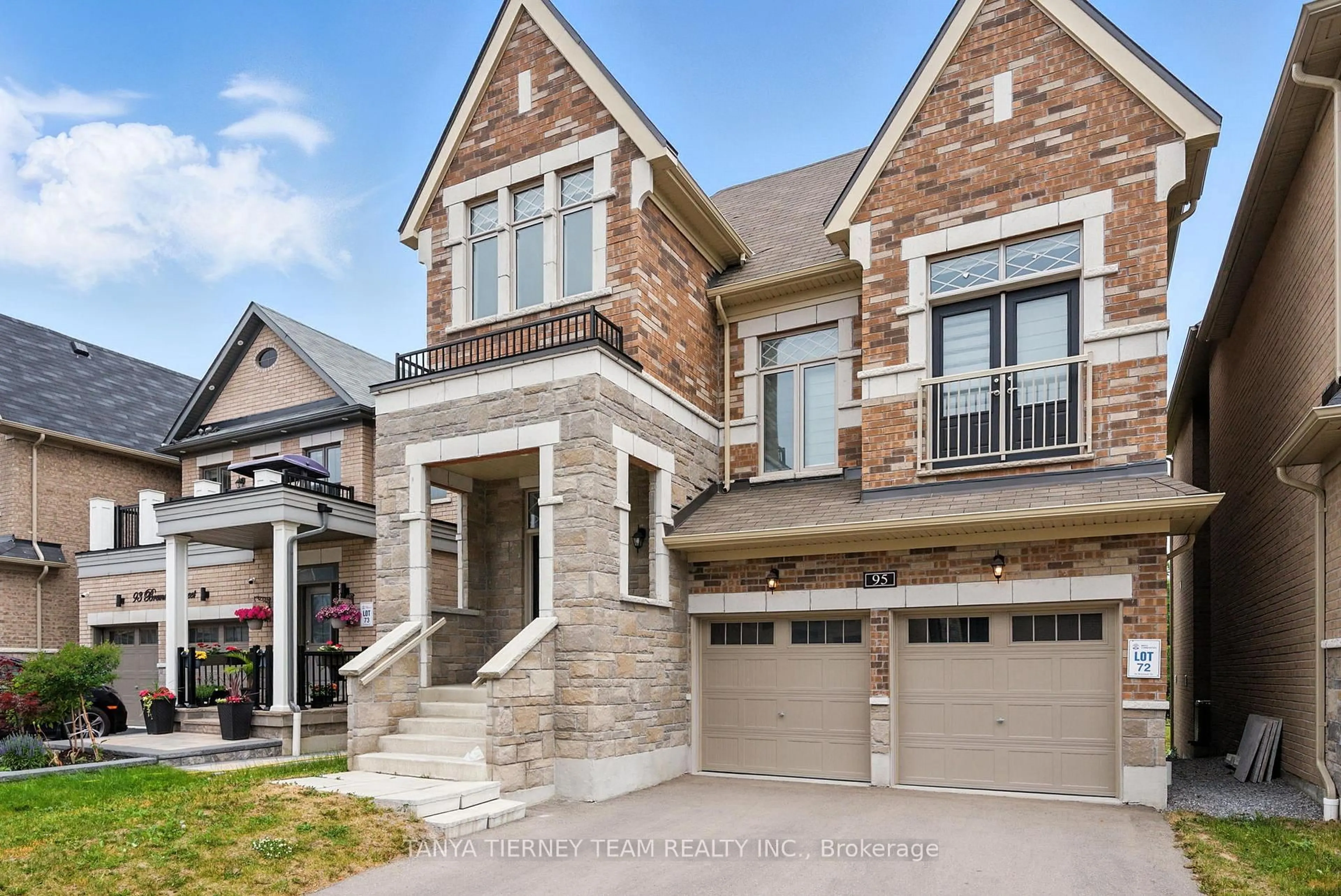 Home with brick exterior material, street for 95 Bremner St, Whitby Ontario L1R 0P9