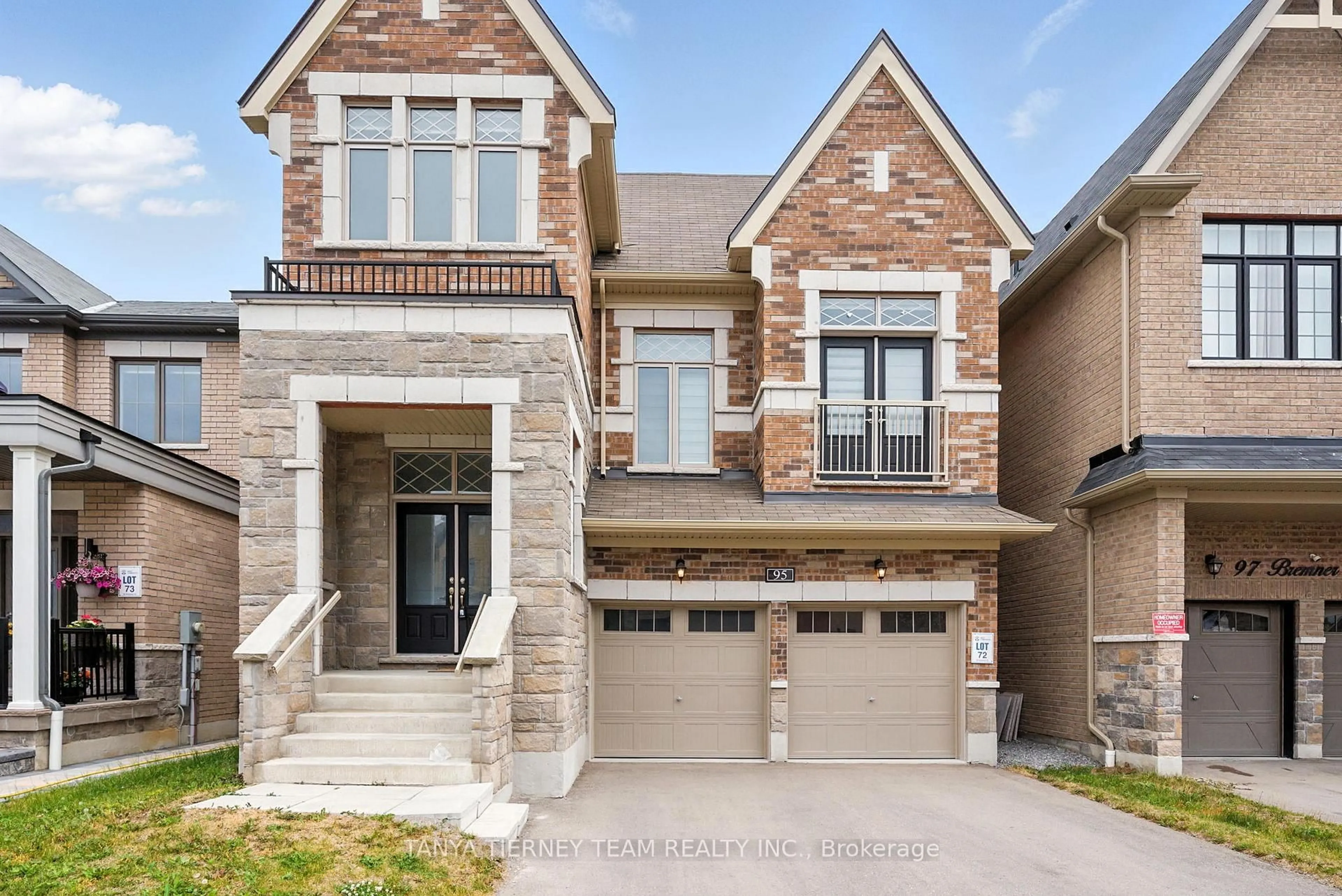 Home with brick exterior material, street for 95 Bremner St, Whitby Ontario L1R 0P9