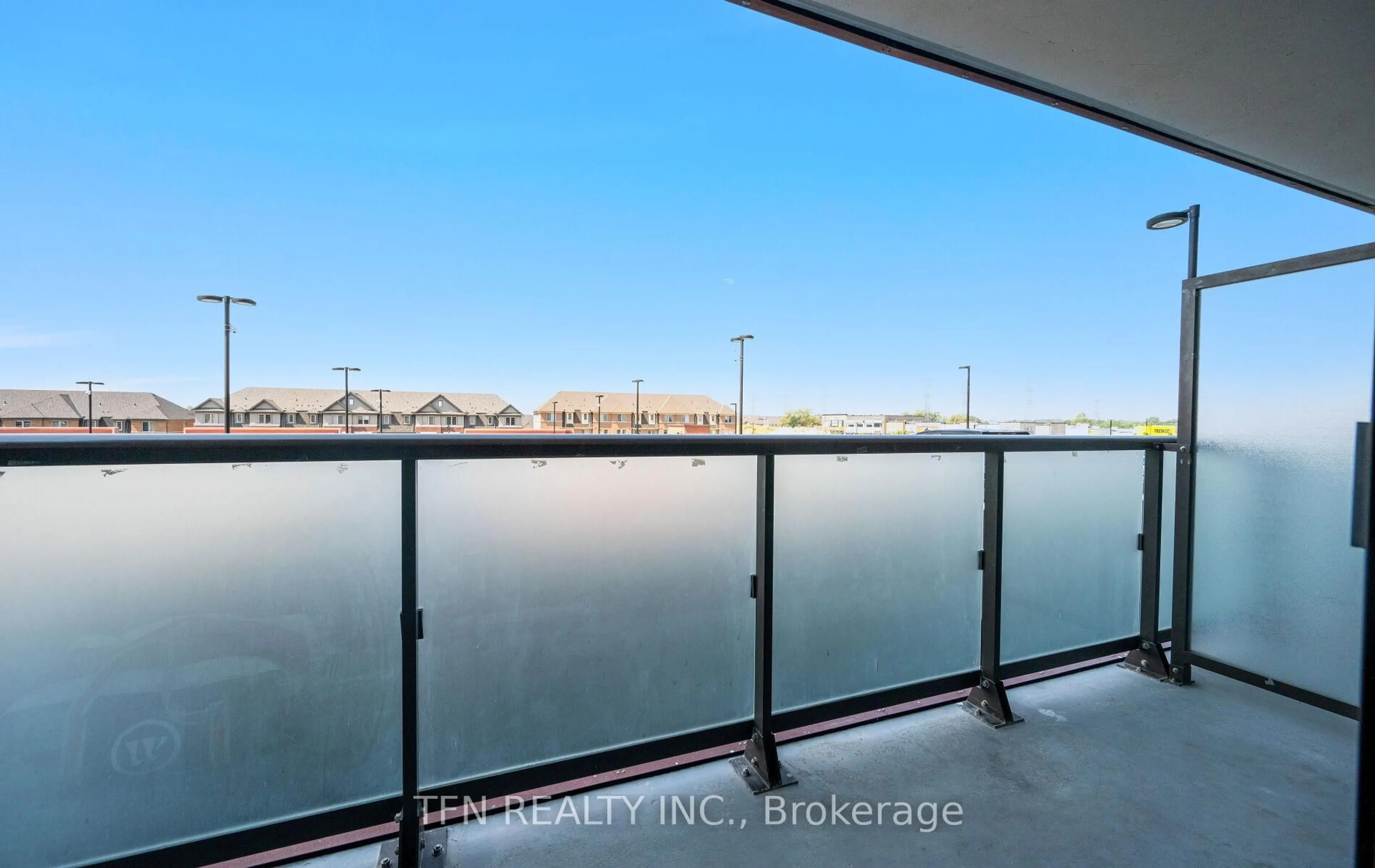 Balcony in the apartment, water/lake/river/ocean view for 2550 Simcoe St #219, Oshawa Ontario L1L 0R5