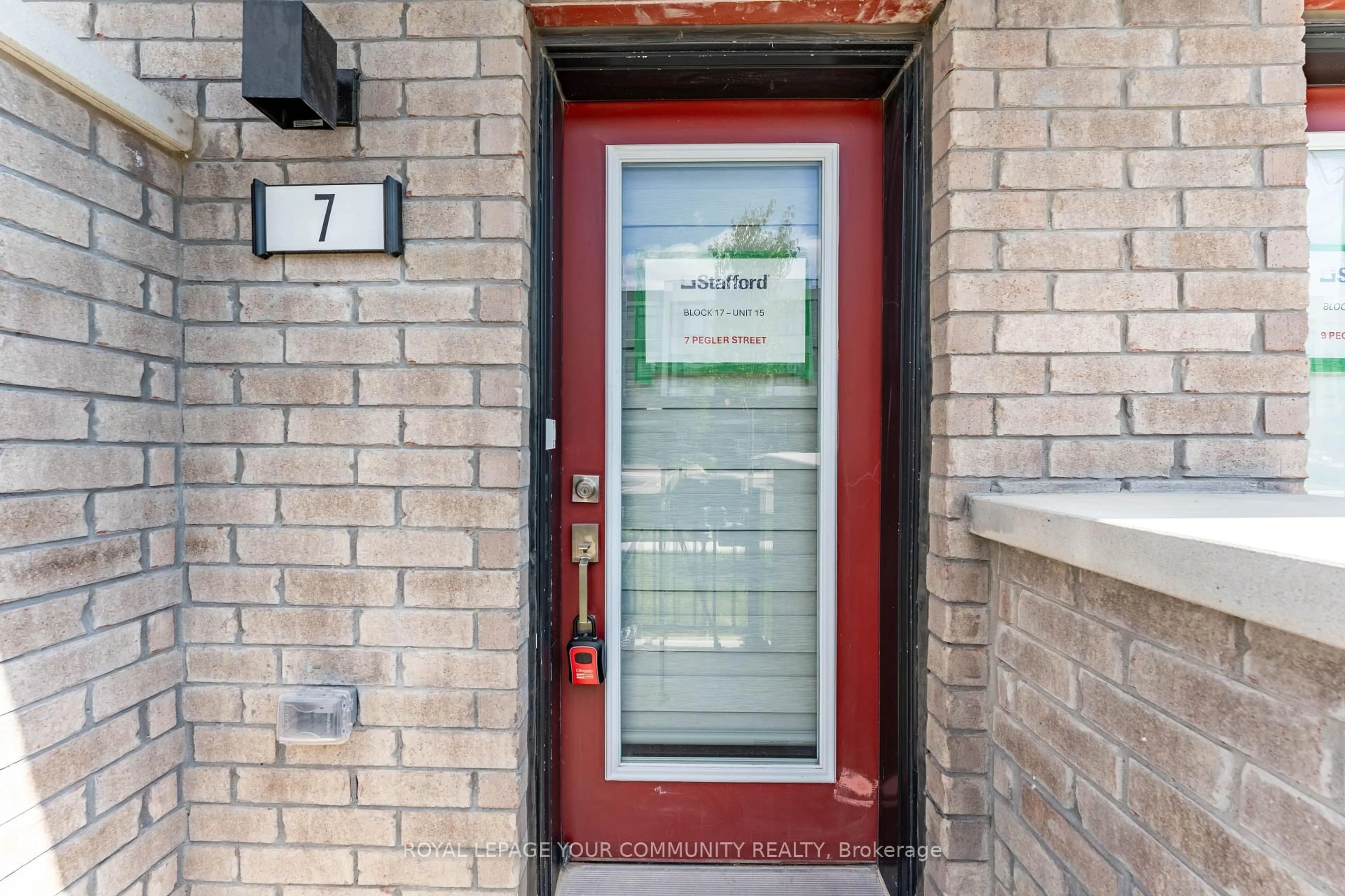 Indoor entryway for 7 Pegler St, Ajax Ontario L1S 7M3