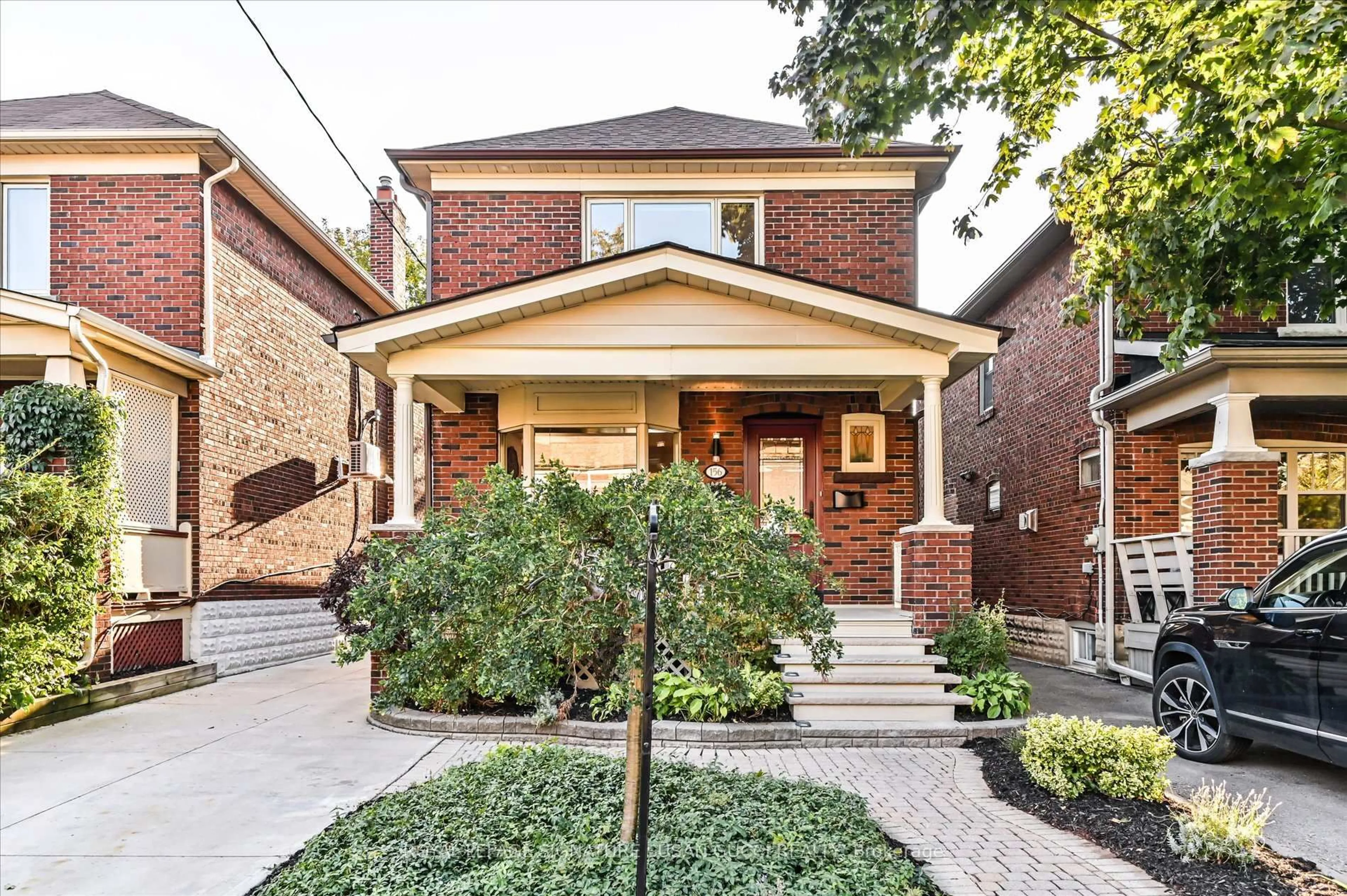 Home with brick exterior material, street for 156 Linsmore Cres, Toronto Ontario M4J 4L2