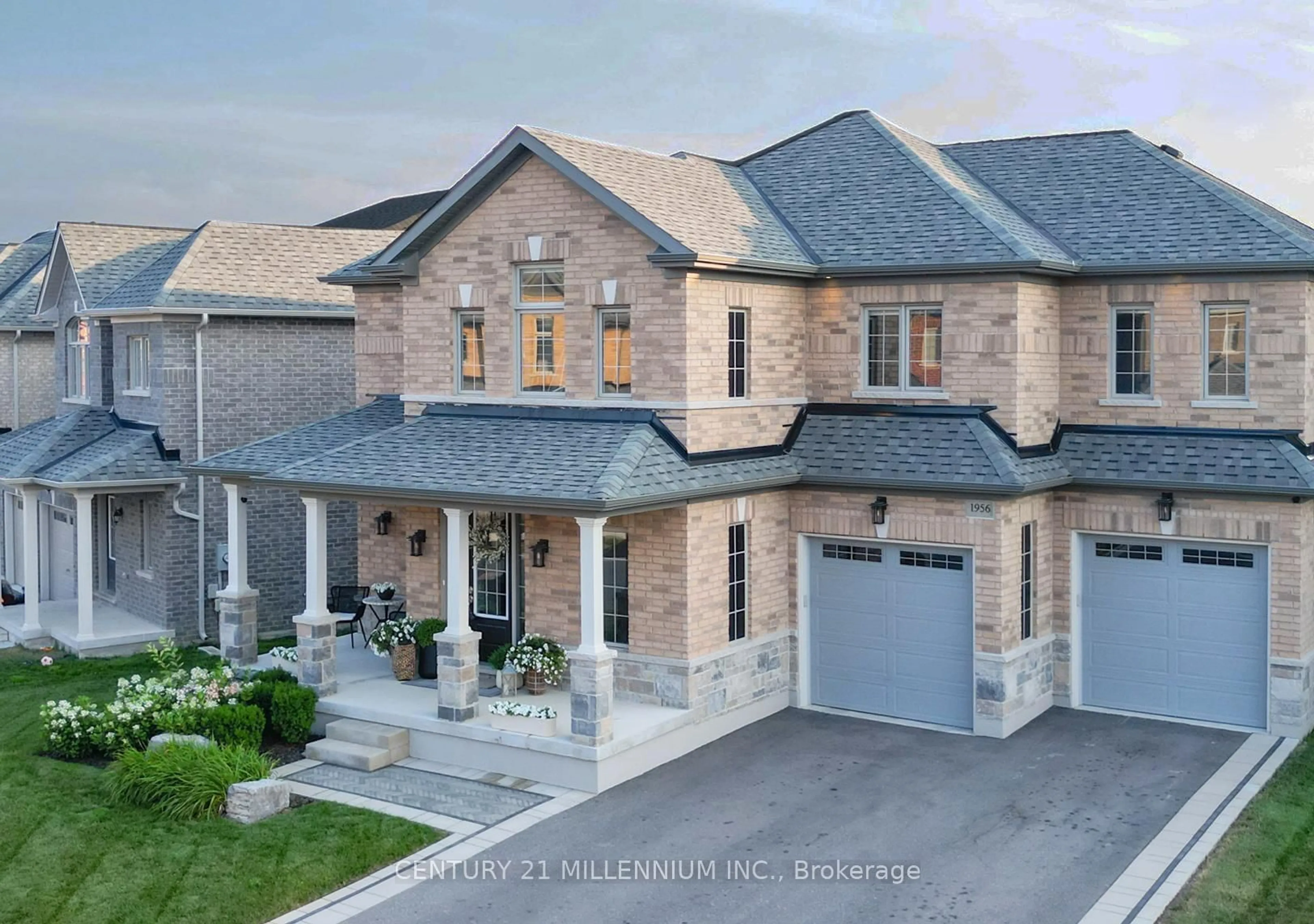 Home with brick exterior material, street for 1956 Don White Crt, Oshawa Ontario L1K 1A1
