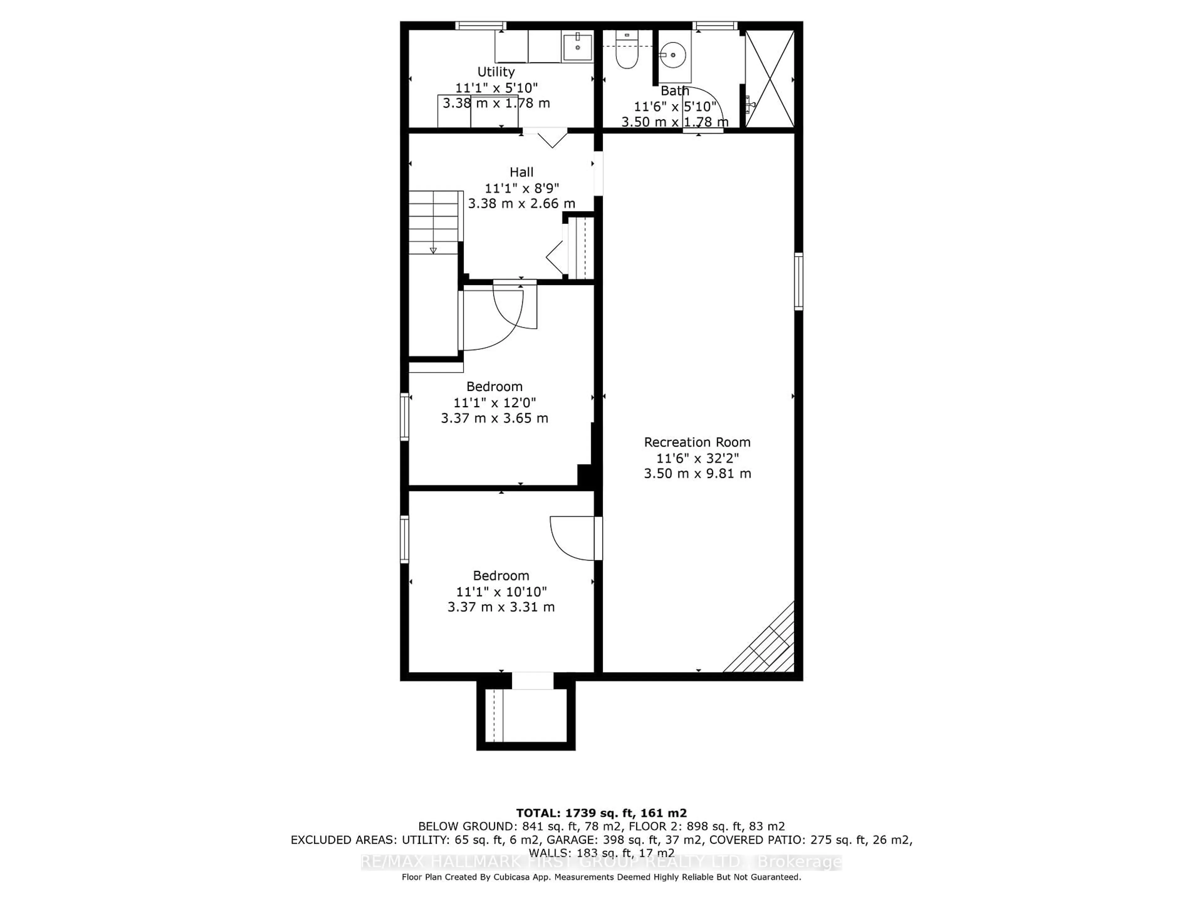 Floor plan for 924 McCullough Dr, Whitby Ontario L1N 1C6