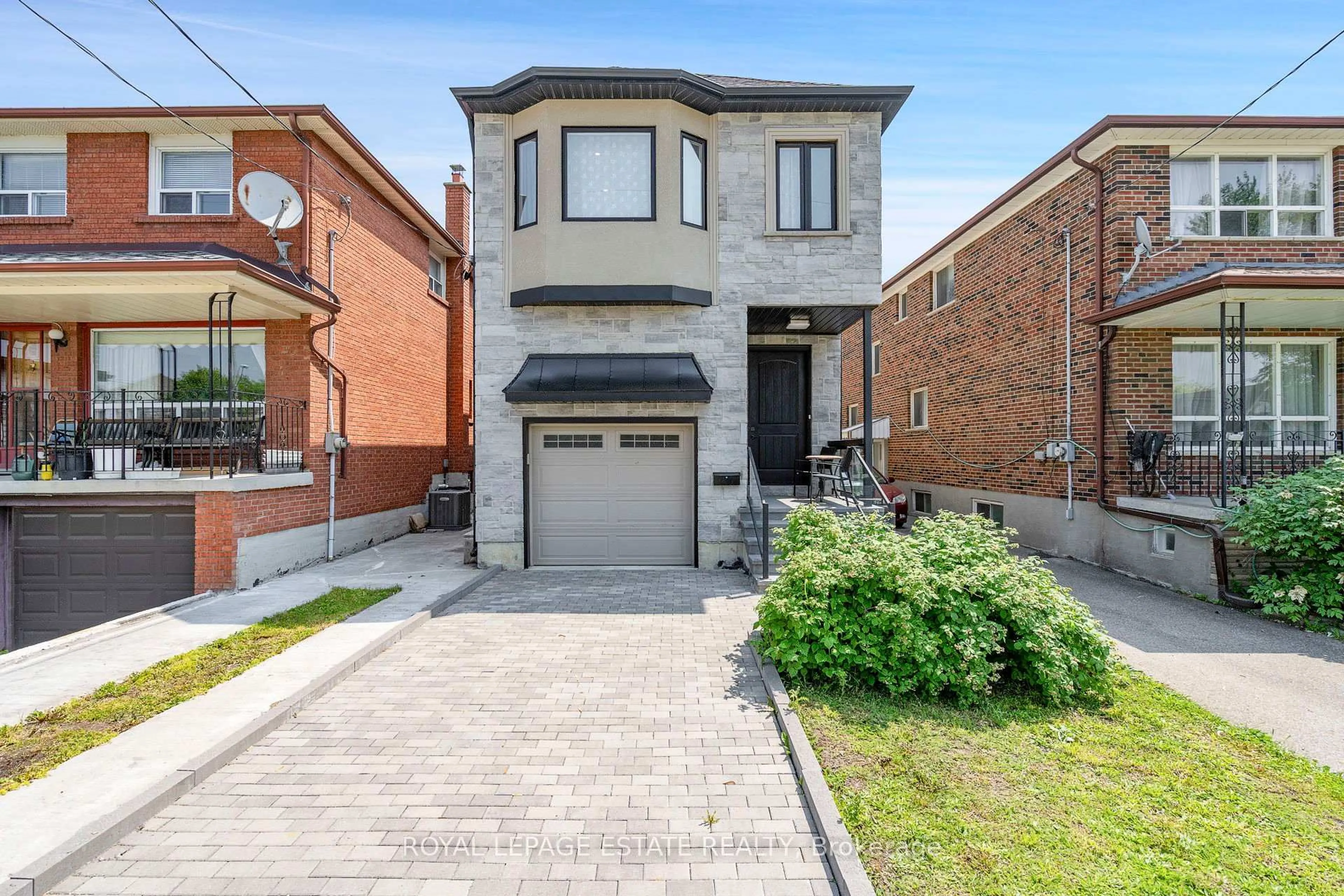 Home with brick exterior material, street for 147 South Edgely Ave, Toronto Ontario M1N 3L3