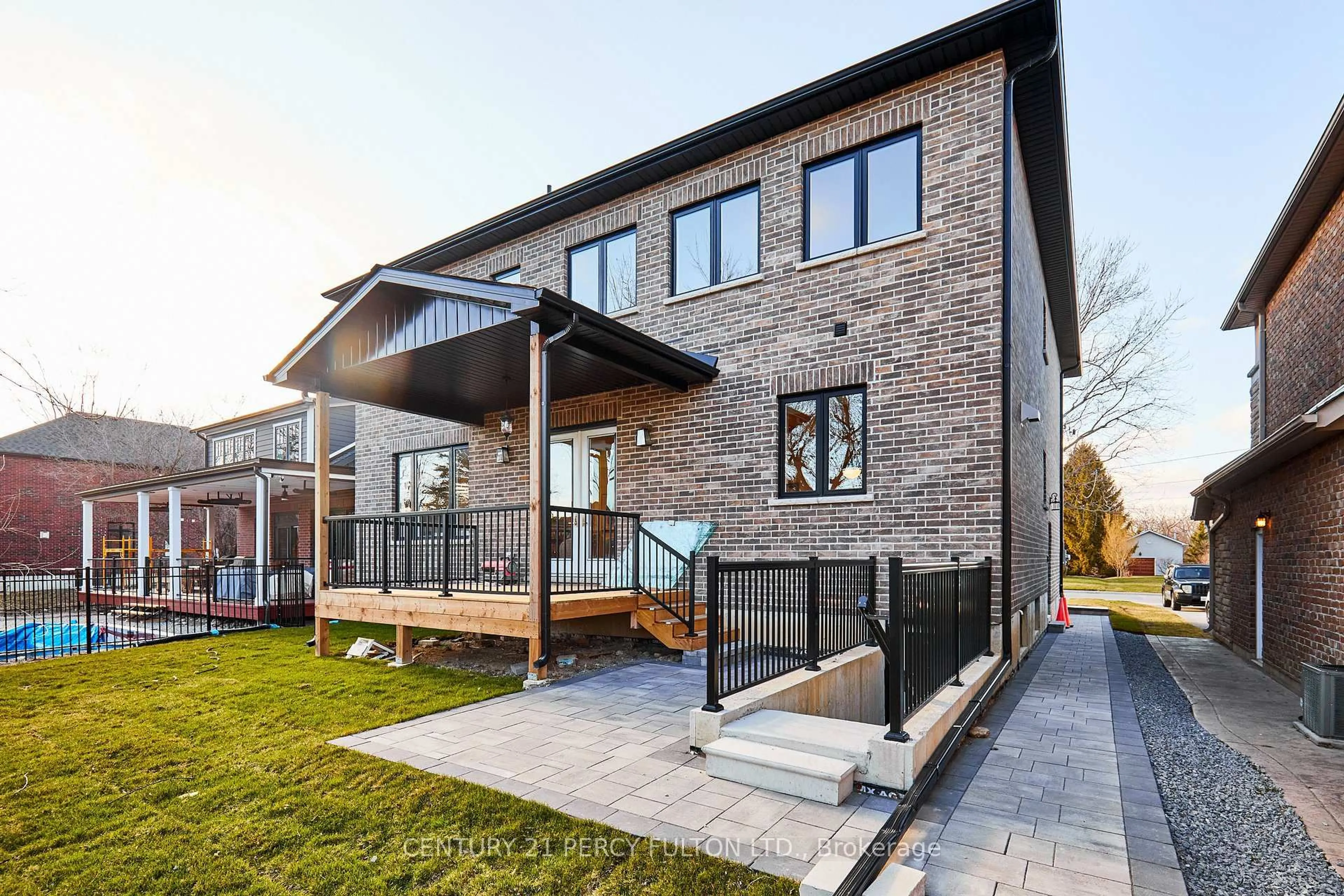 Home with brick exterior material, street for 2955D Seabreeze Rd, Ajax Ontario L1S 1X6