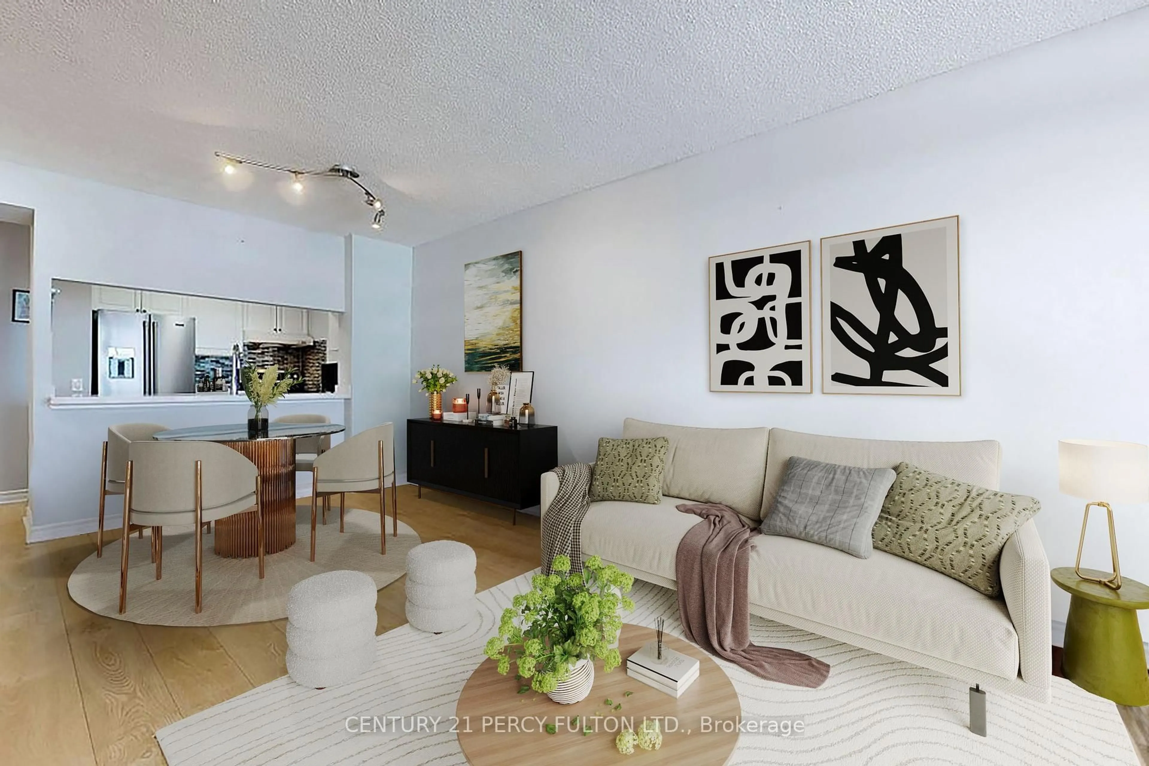 Living room with furniture, unknown for 18 Mondeo Dr #529, Toronto Ontario M1P 5C8