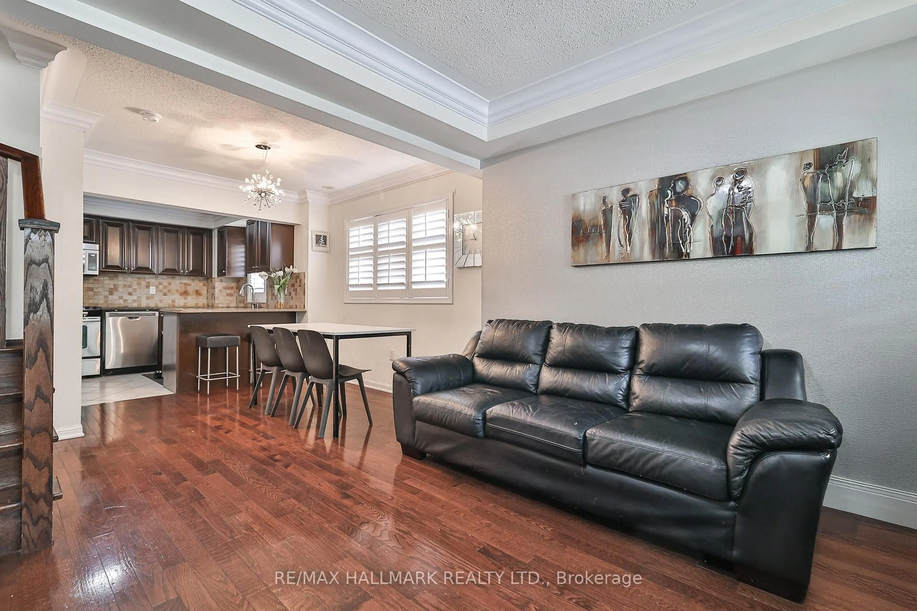 Living room with furniture, unknown for 30 Mendelssohn St #9, Toronto Ontario M1L 0G8